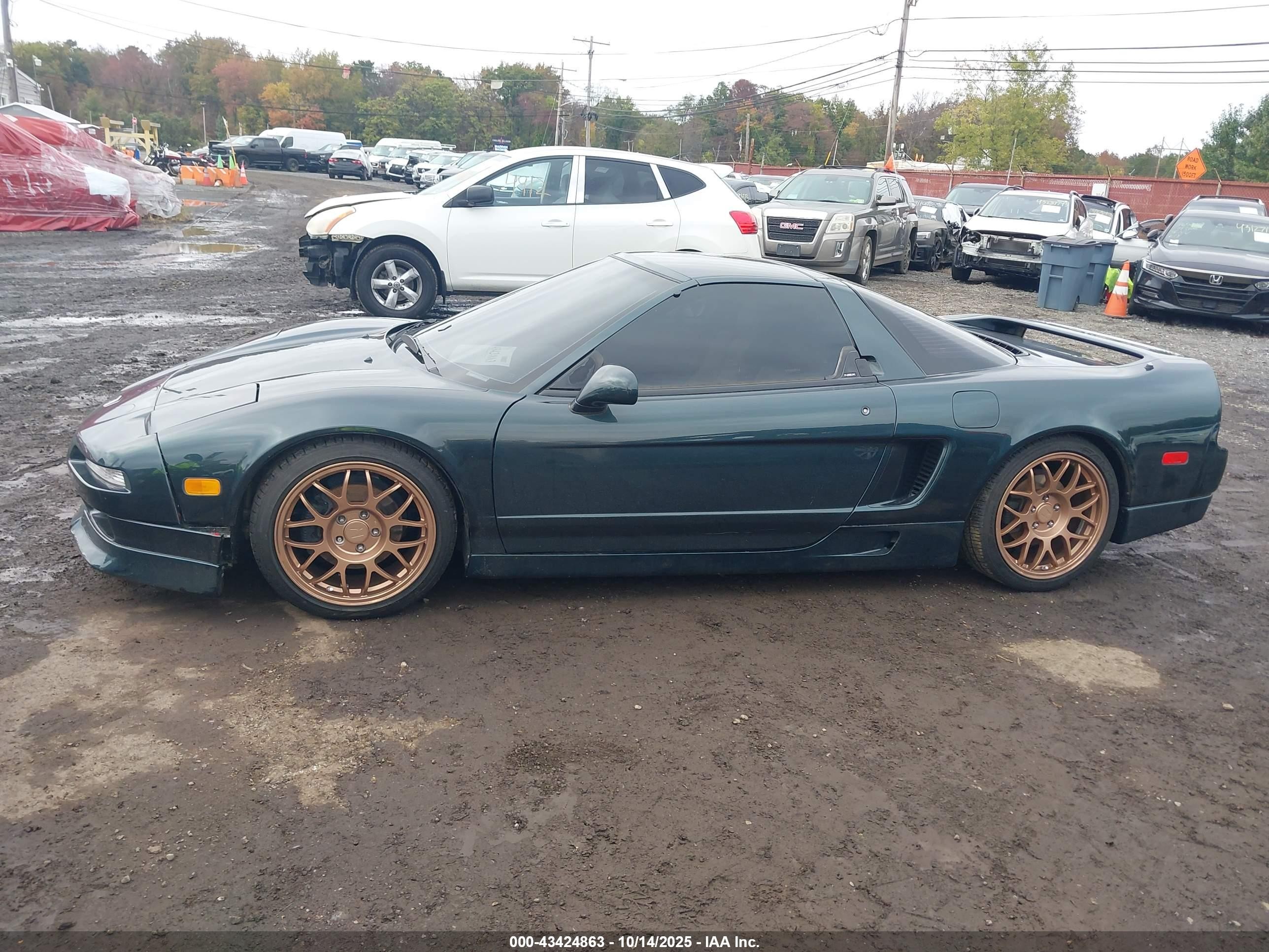 1995 Acura Nsx T Green vin: JH4NA1186ST000579