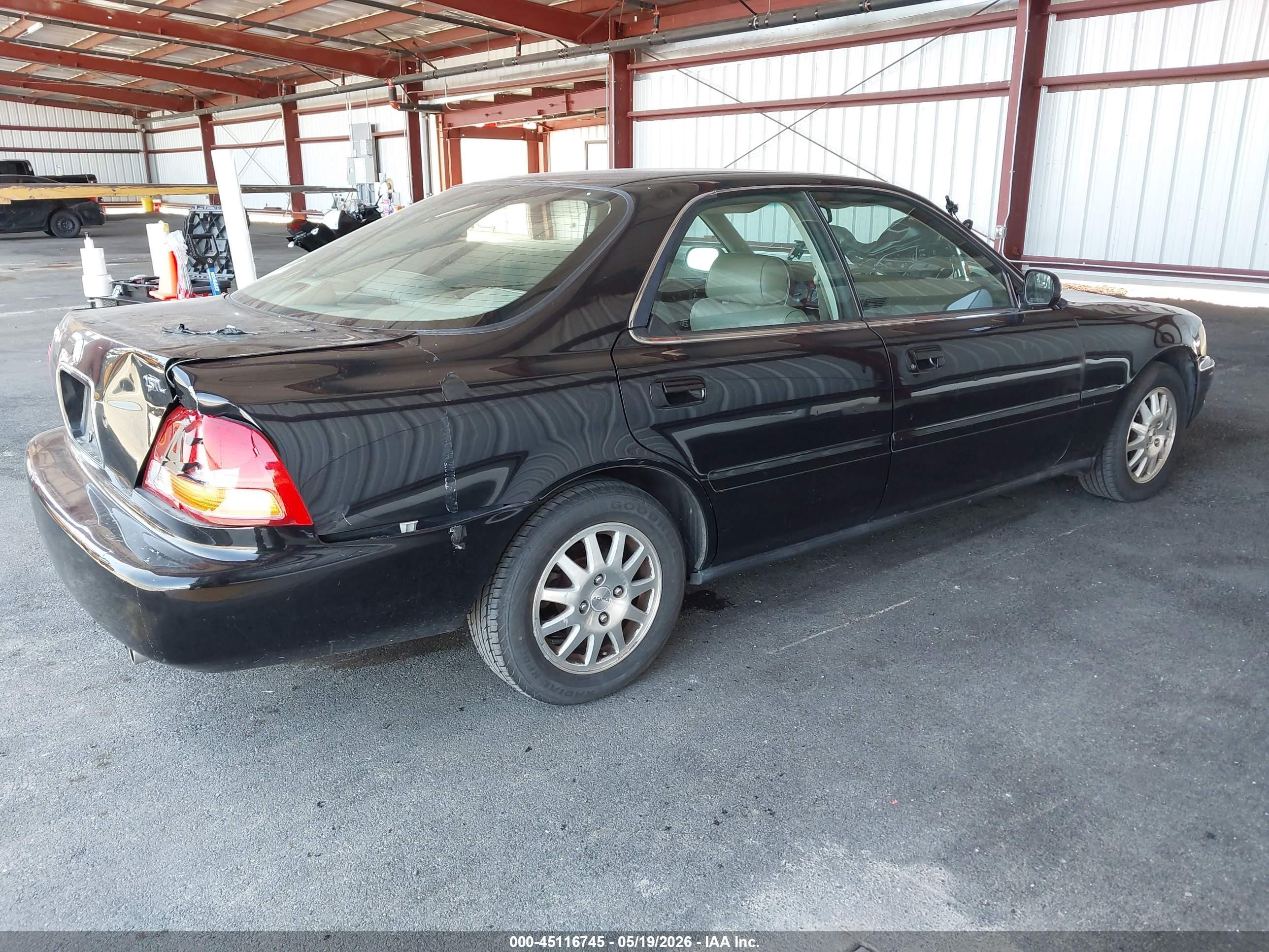 1997 Acura Tl 2.5 Black vin: JH4UA2652VC002835