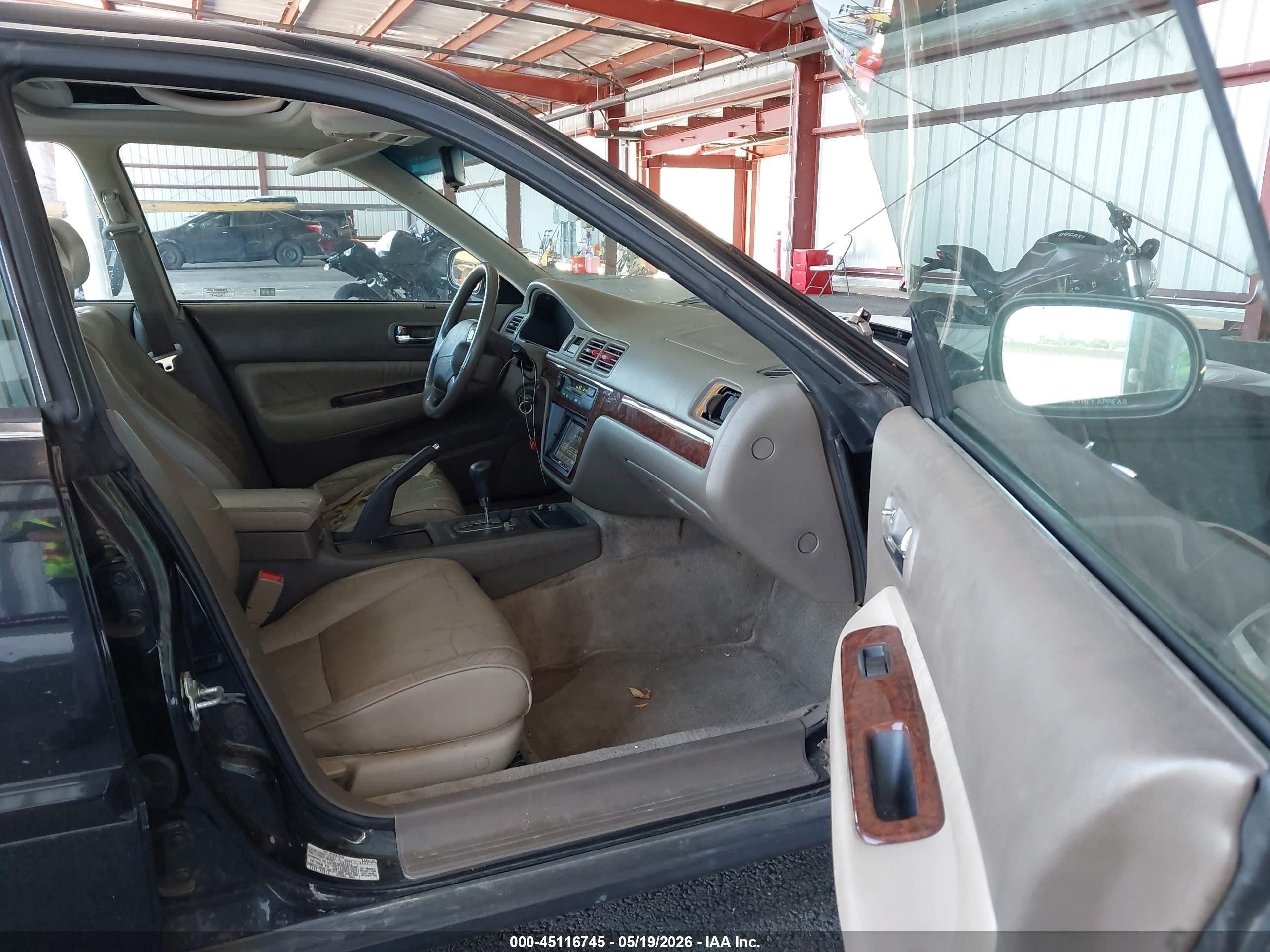 1997 Acura Tl 2.5 Black vin: JH4UA2652VC002835