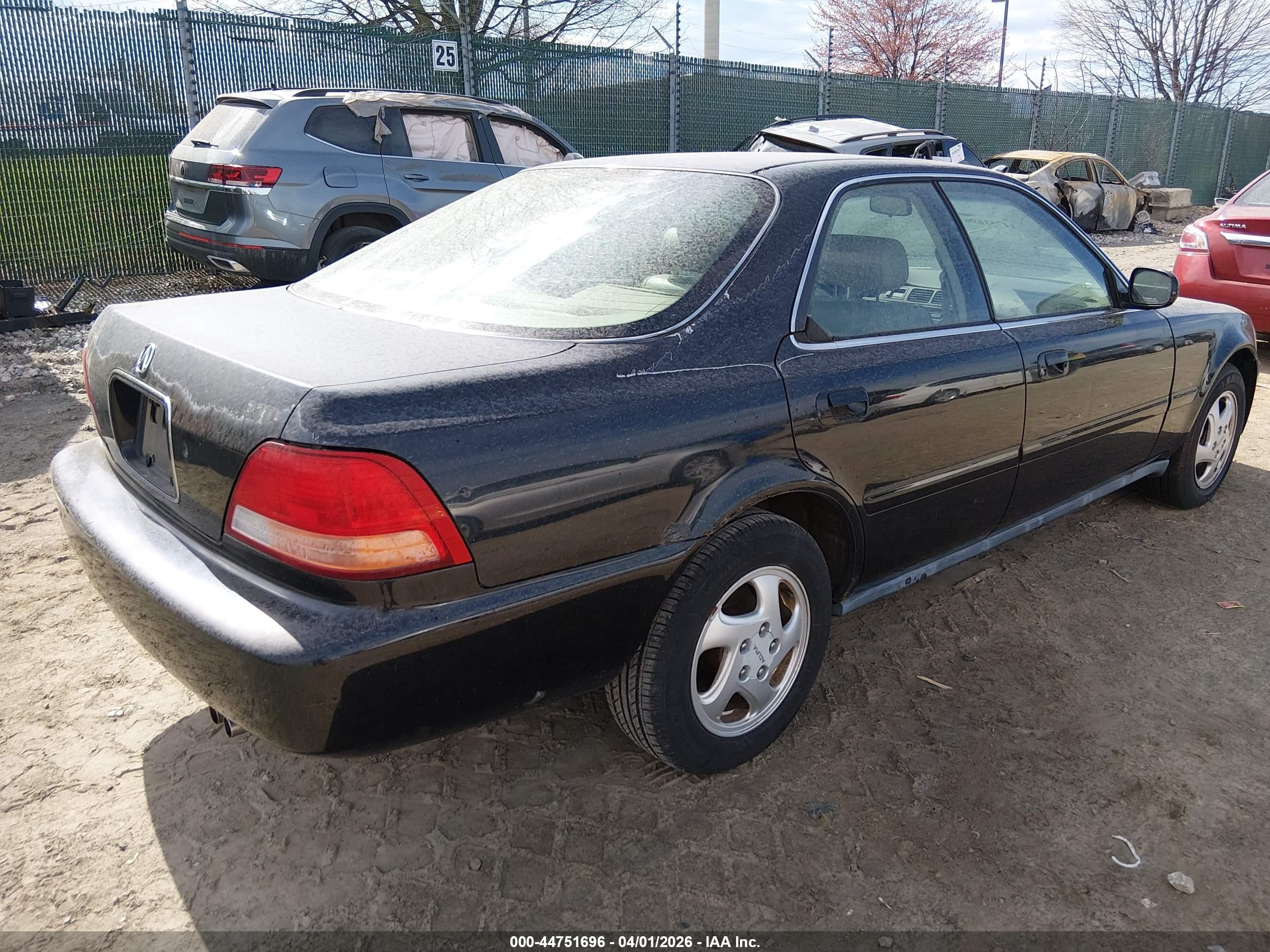 1997 Acura Tl 3.2 Black vin: JH4UA3640VC007626