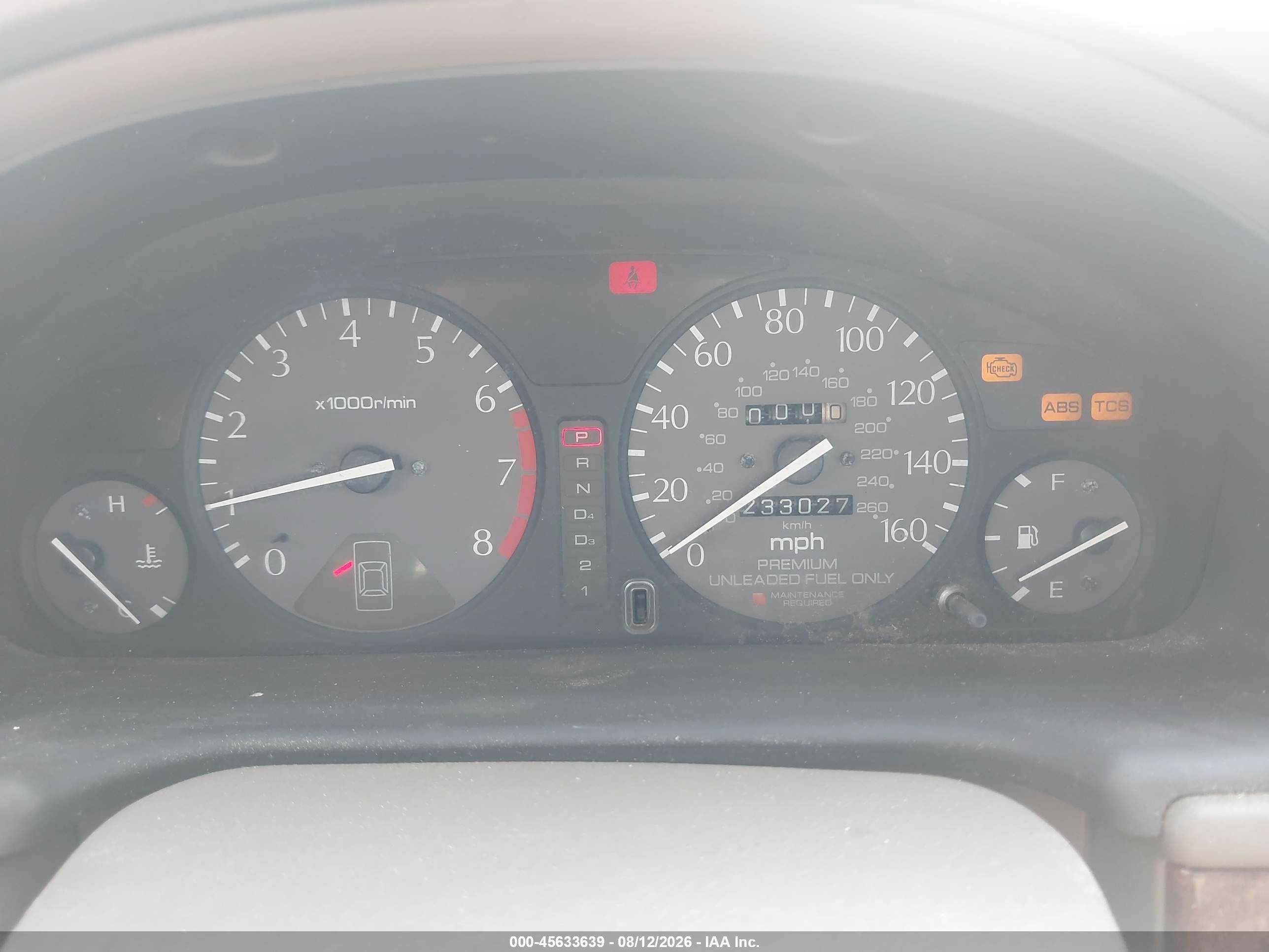 1997 Acura Tl 3.2 Бежевый vin: JH4UA3659VC005320