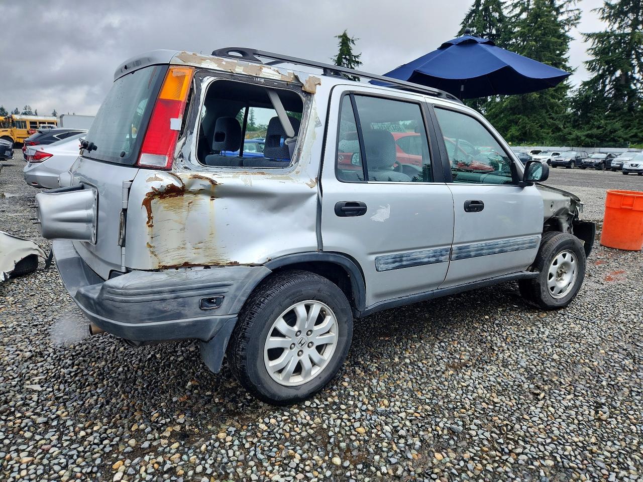 1998 Honda Cr-v Lx Silver vin: JHLRD1742WC033649
