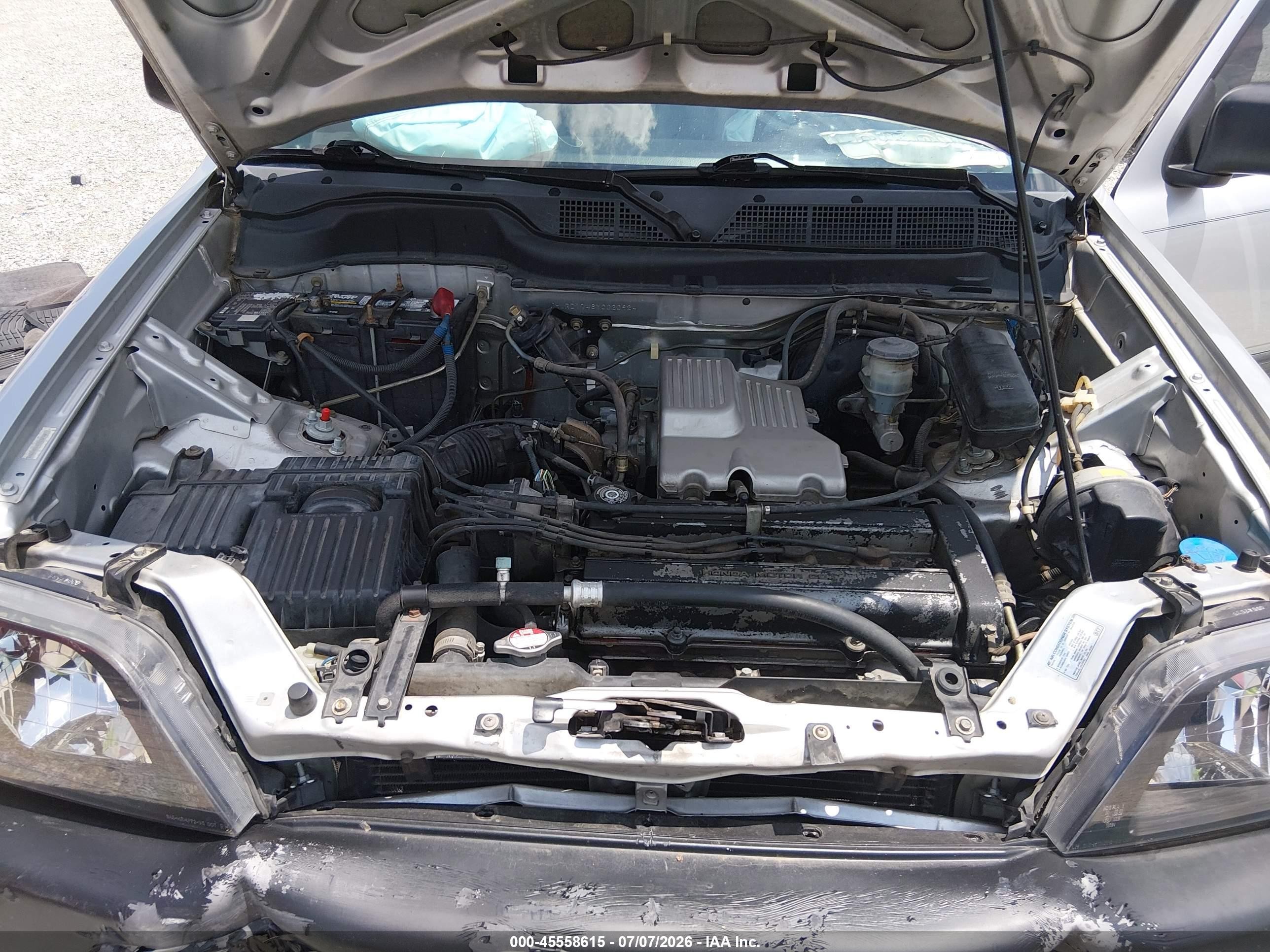 2000 Honda Cr-v Lx Silver vin: JHLRD1746YC020924