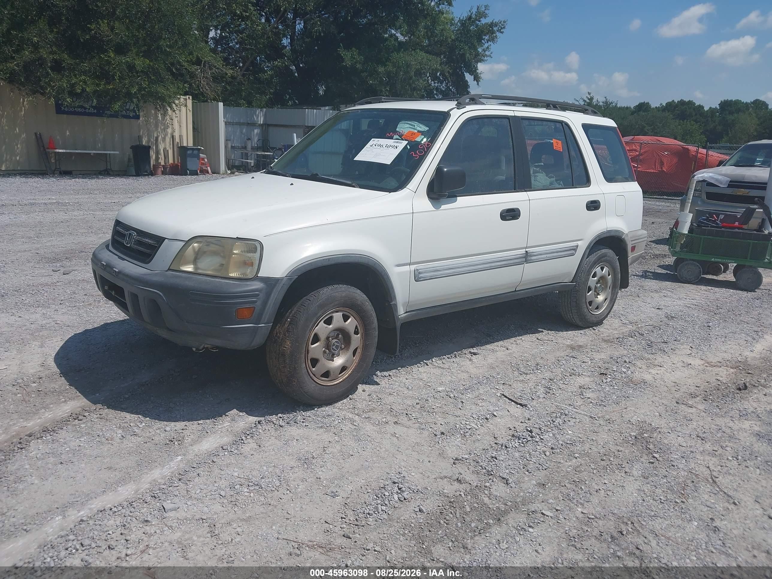 2000 Honda Cr-v Lx Белый vin: JHLRD1748YC029060