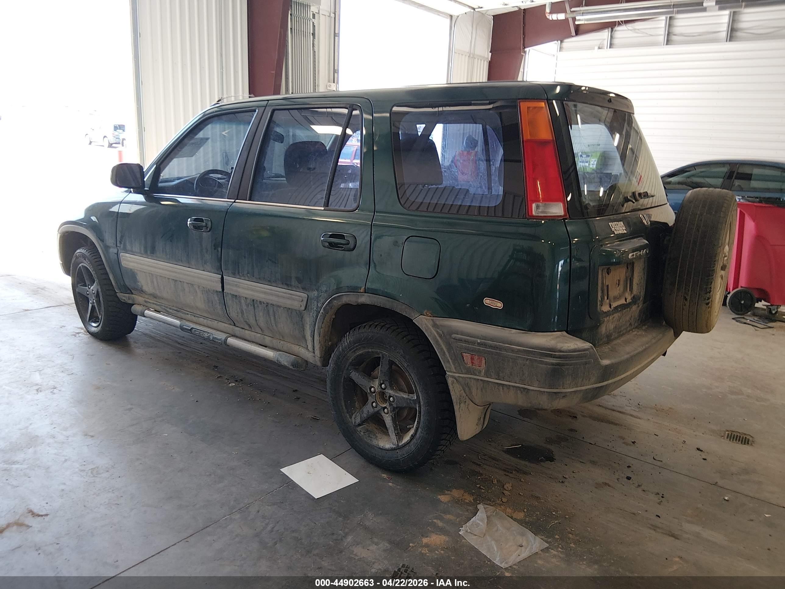 2001 Honda Cr-v Ex Green vin: JHLRD17611S009990