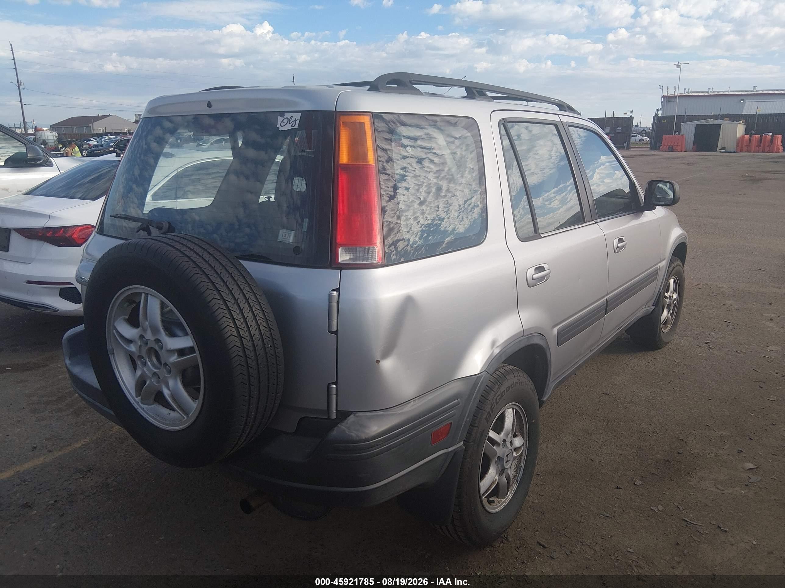 2001 Honda Cr-v Ex Silver vin: JHLRD17641S006274