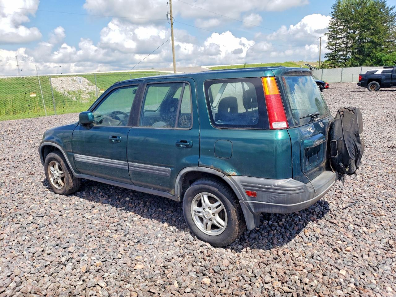 2000 Honda Cr-v Ex Green vin: JHLRD1769YC012432