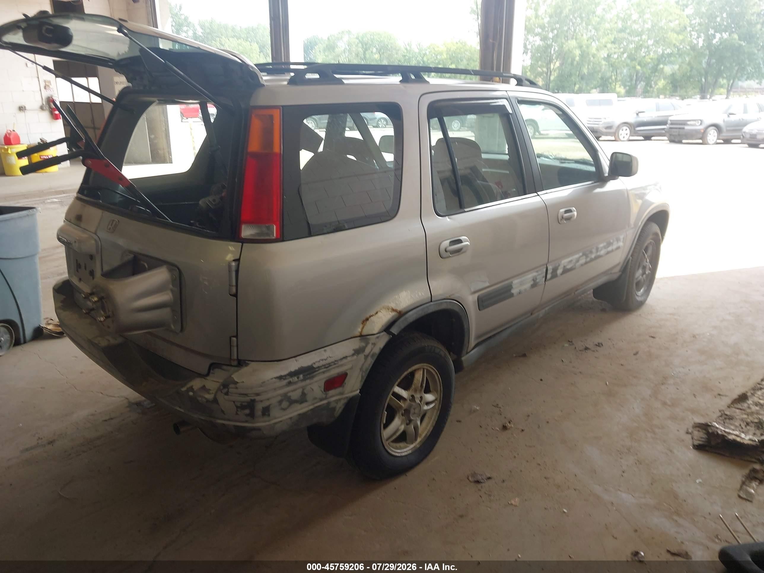 2001 Honda Cr-v Ex Серебряный vin: JHLRD176X1S028554