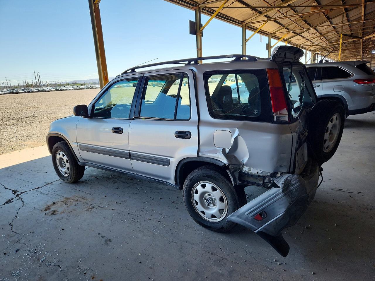 2001 Honda Cr-v Lx Silver vin: JHLRD18401C054569
