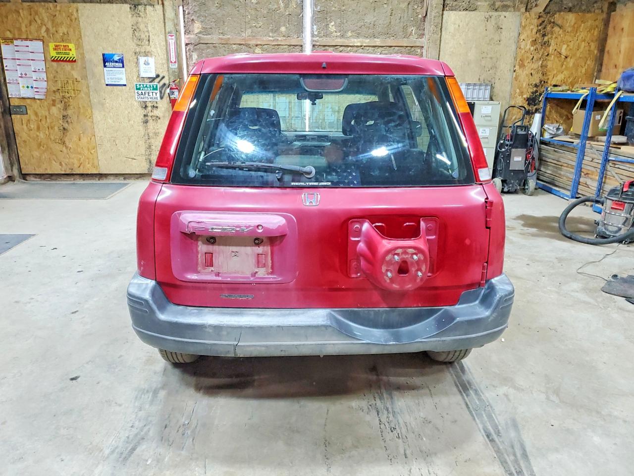 1999 Honda Cr-v Lx Burgundy vin: JHLRD1840XC015876