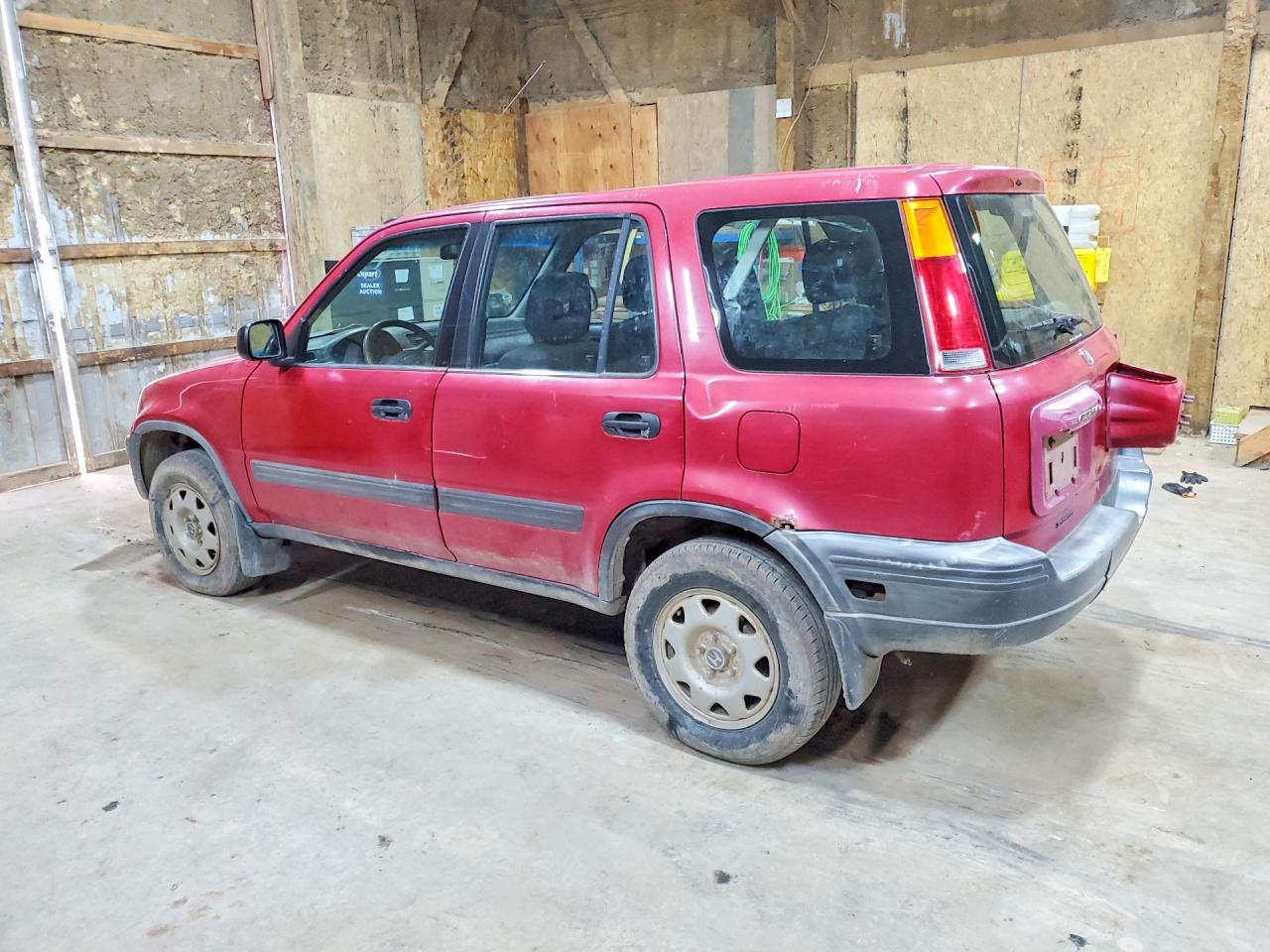 1999 Honda Cr-v Lx Burgundy vin: JHLRD1840XC015876