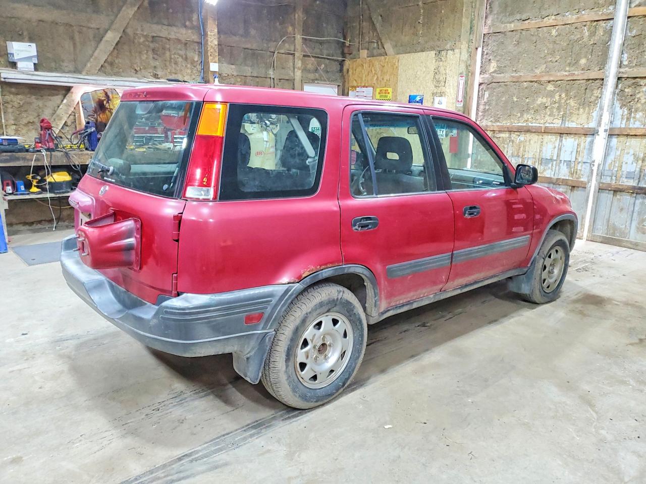 1999 Honda Cr-v Lx Burgundy vin: JHLRD1840XC015876