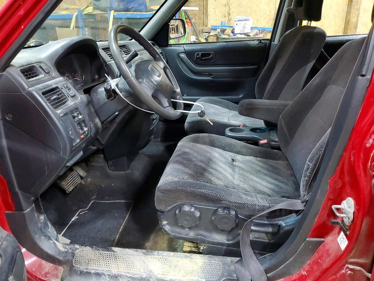 1999 Honda Cr-v Lx Burgundy vin: JHLRD1840XC015876