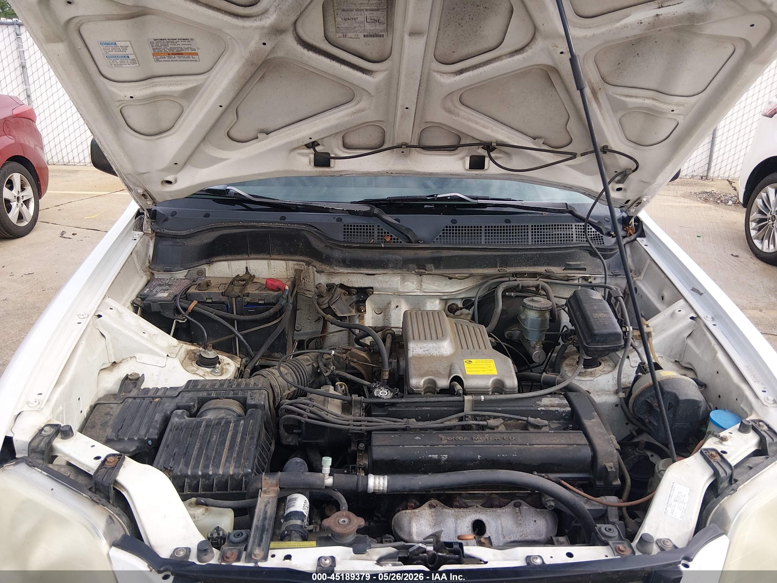 2000 Honda Cr-v Lx Белый vin: JHLRD1841YC010316