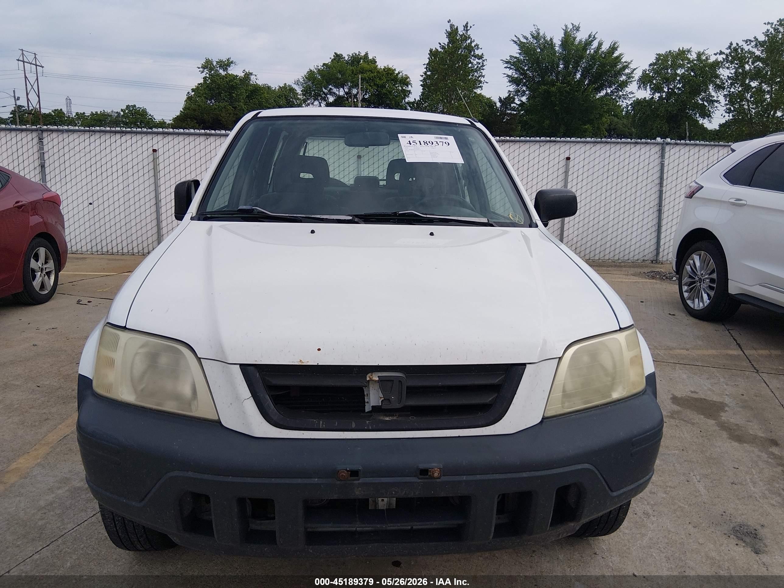 2000 Honda Cr-v Lx Белый vin: JHLRD1841YC010316