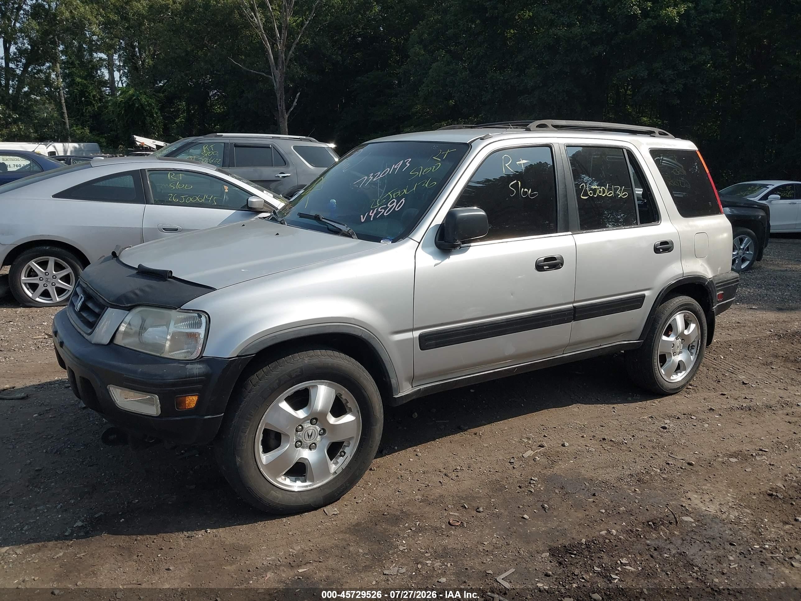 1997 Honda Cr-v   Gray vin: JHLRD1842VC054580