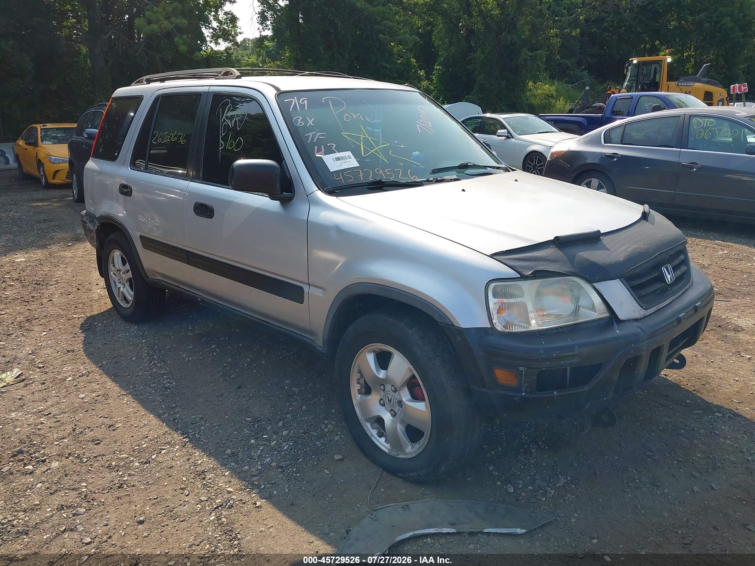 1997 Honda Cr-v   Gray vin: JHLRD1842VC054580