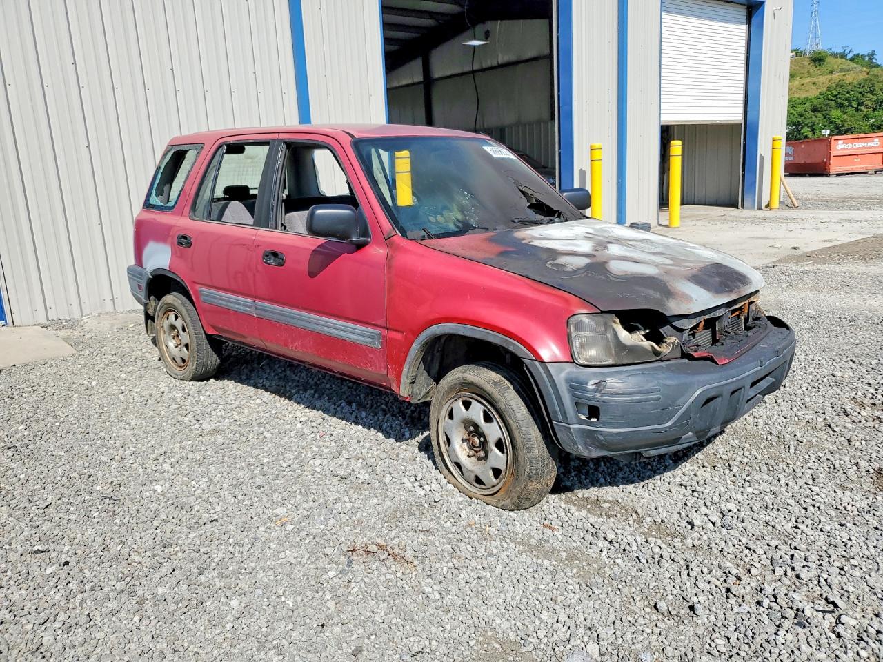 1997 Honda Cr-v Lx Burgundy vin: JHLRD1845VC052225