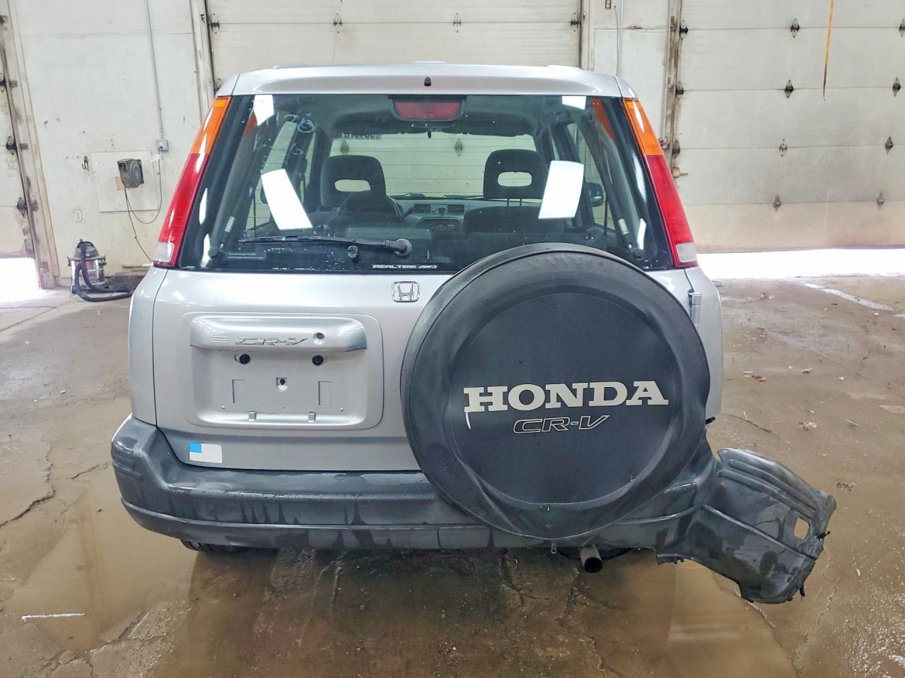 2001 Honda Cr-v Lx Silver vin: JHLRD18461S020447