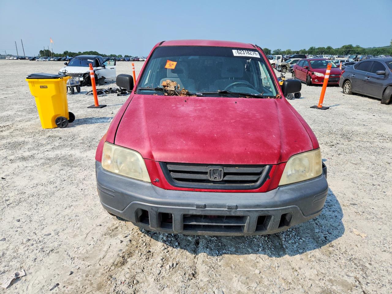 1997 Honda Cr-v Lx Burgundy vin: JHLRD1846VC018892