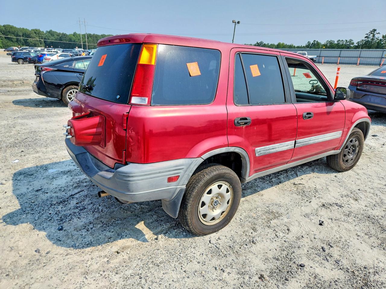 1997 Honda Cr-v Lx Burgundy vin: JHLRD1846VC018892