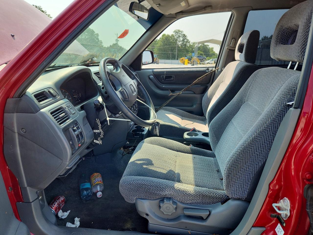 1997 Honda Cr-v Lx Burgundy vin: JHLRD1846VC018892