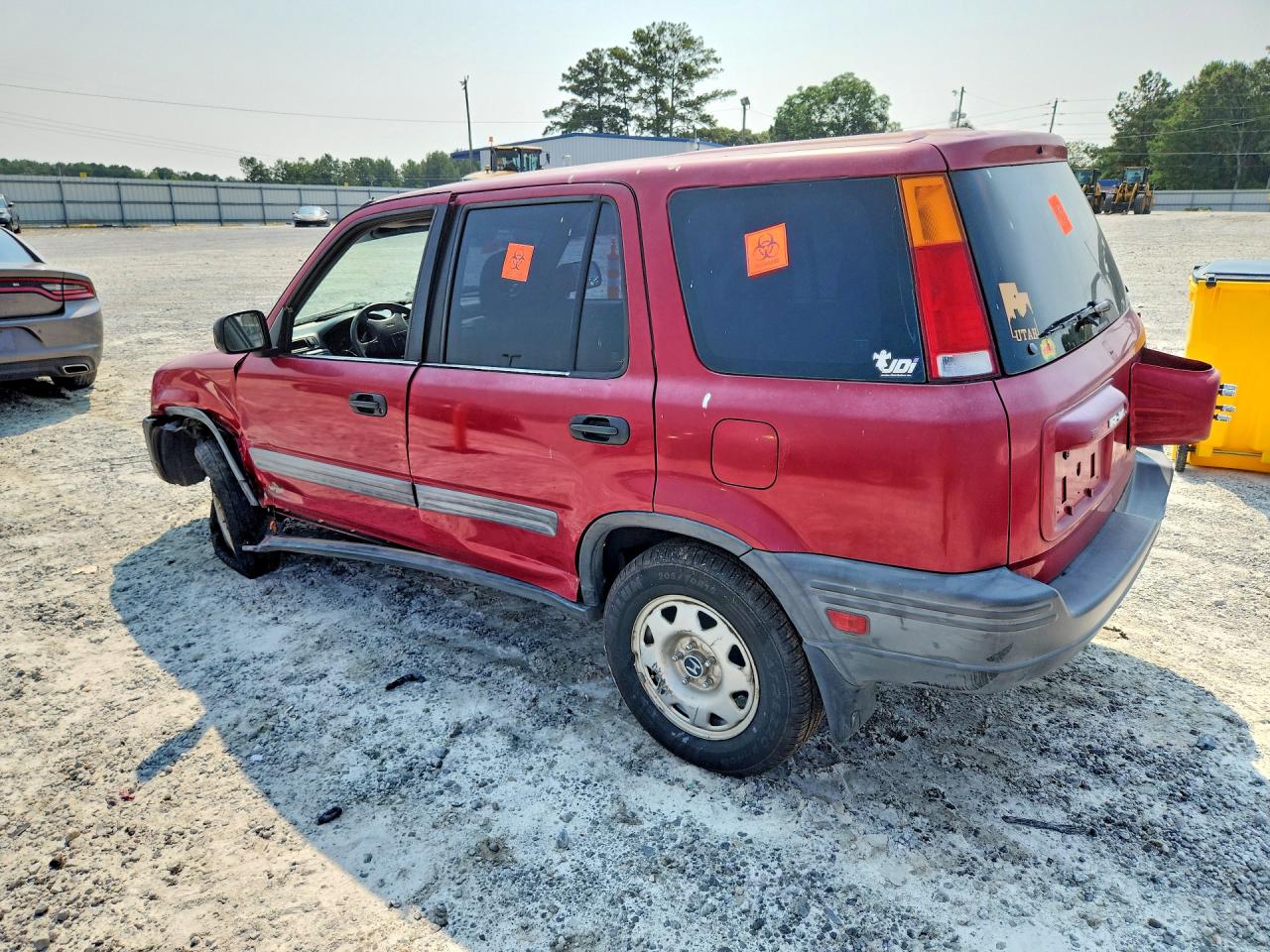1997 Honda Cr-v Lx Burgundy vin: JHLRD1846VC018892