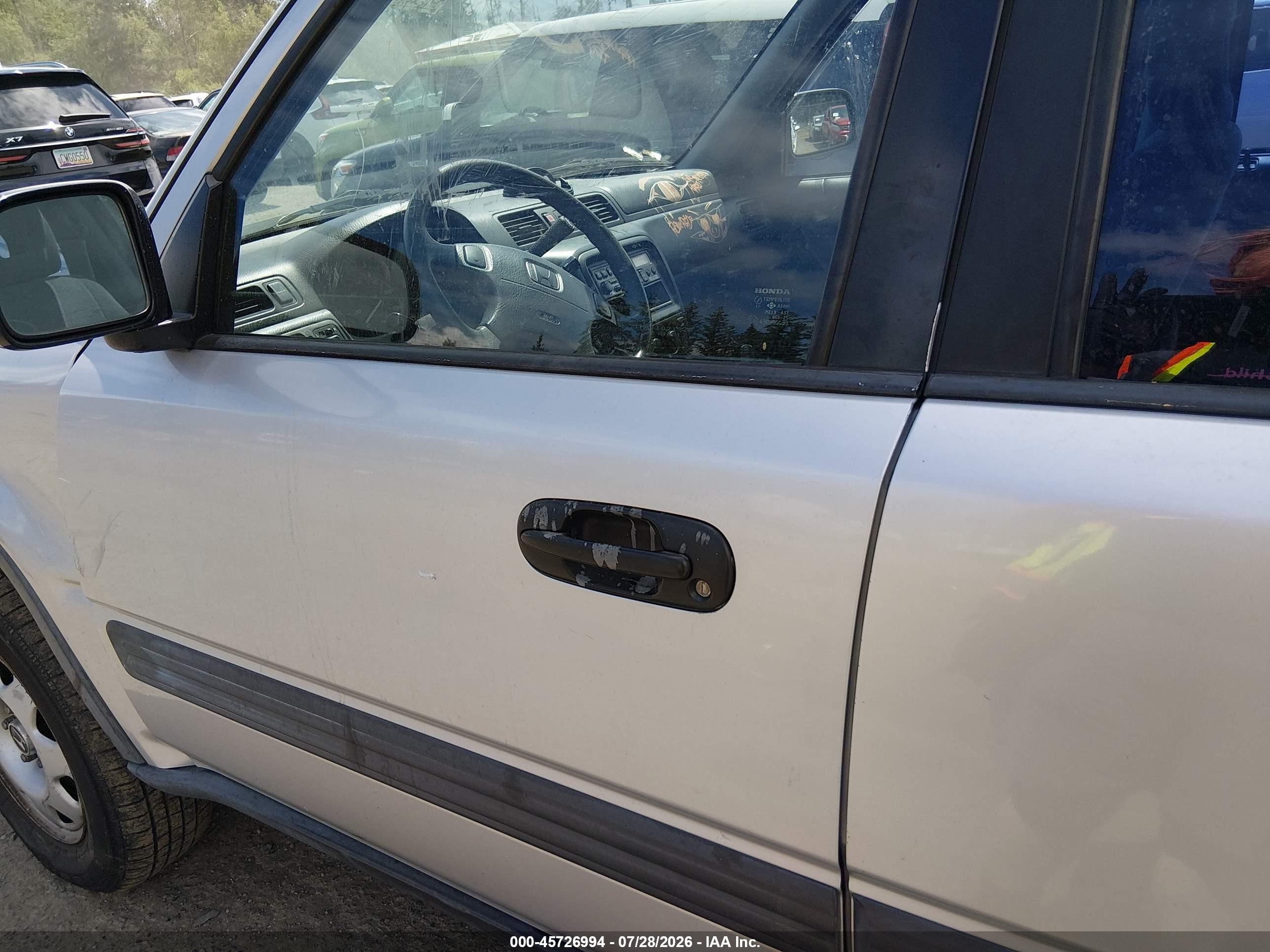 1999 Honda Cr-v Lx Silver vin: JHLRD1846XC049580
