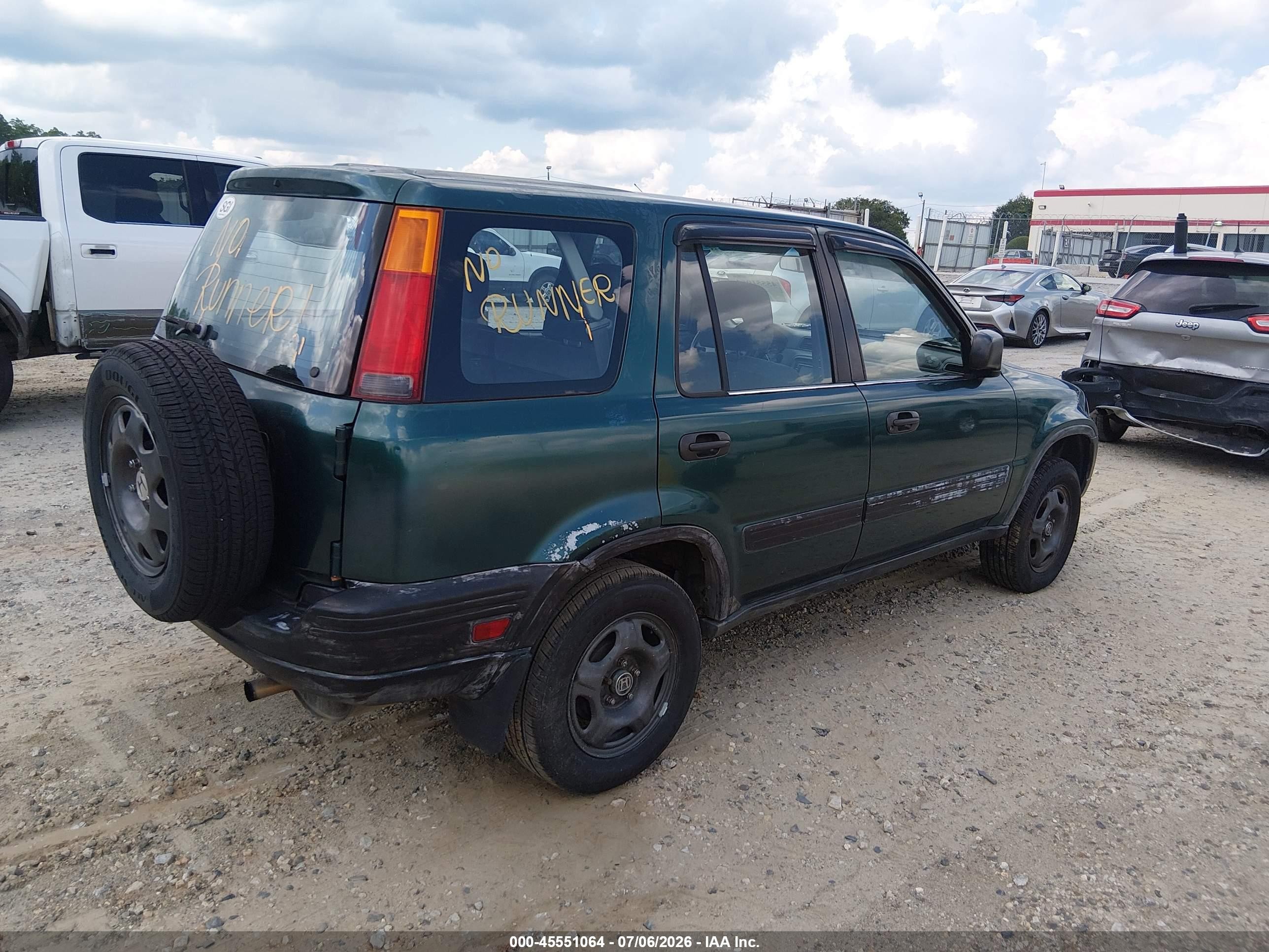 2001 Honda Cr-v Lx Green vin: JHLRD18471C012545