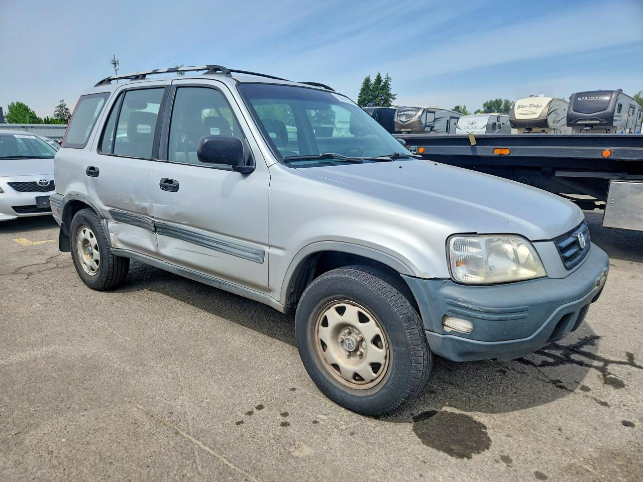 1997 Honda Cr-v Lx Silver vin: JHLRD1847VC016214