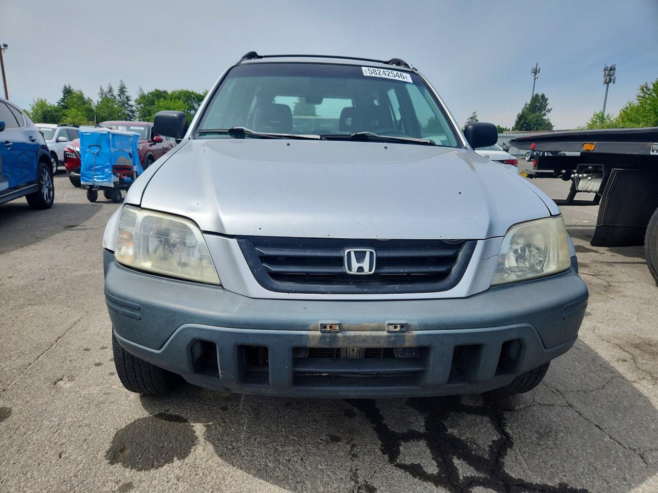 1997 Honda Cr-v Lx Silver vin: JHLRD1847VC016214
