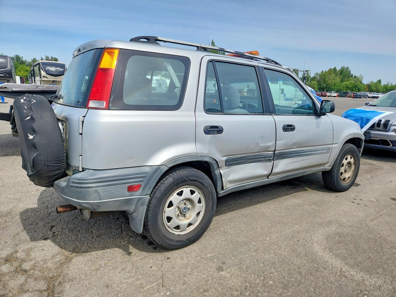 1997 Honda Cr-v Lx Silver vin: JHLRD1847VC016214