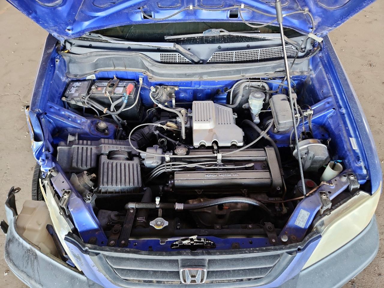 2001 Honda Cr-v Lx Blue vin: JHLRD18481C031413