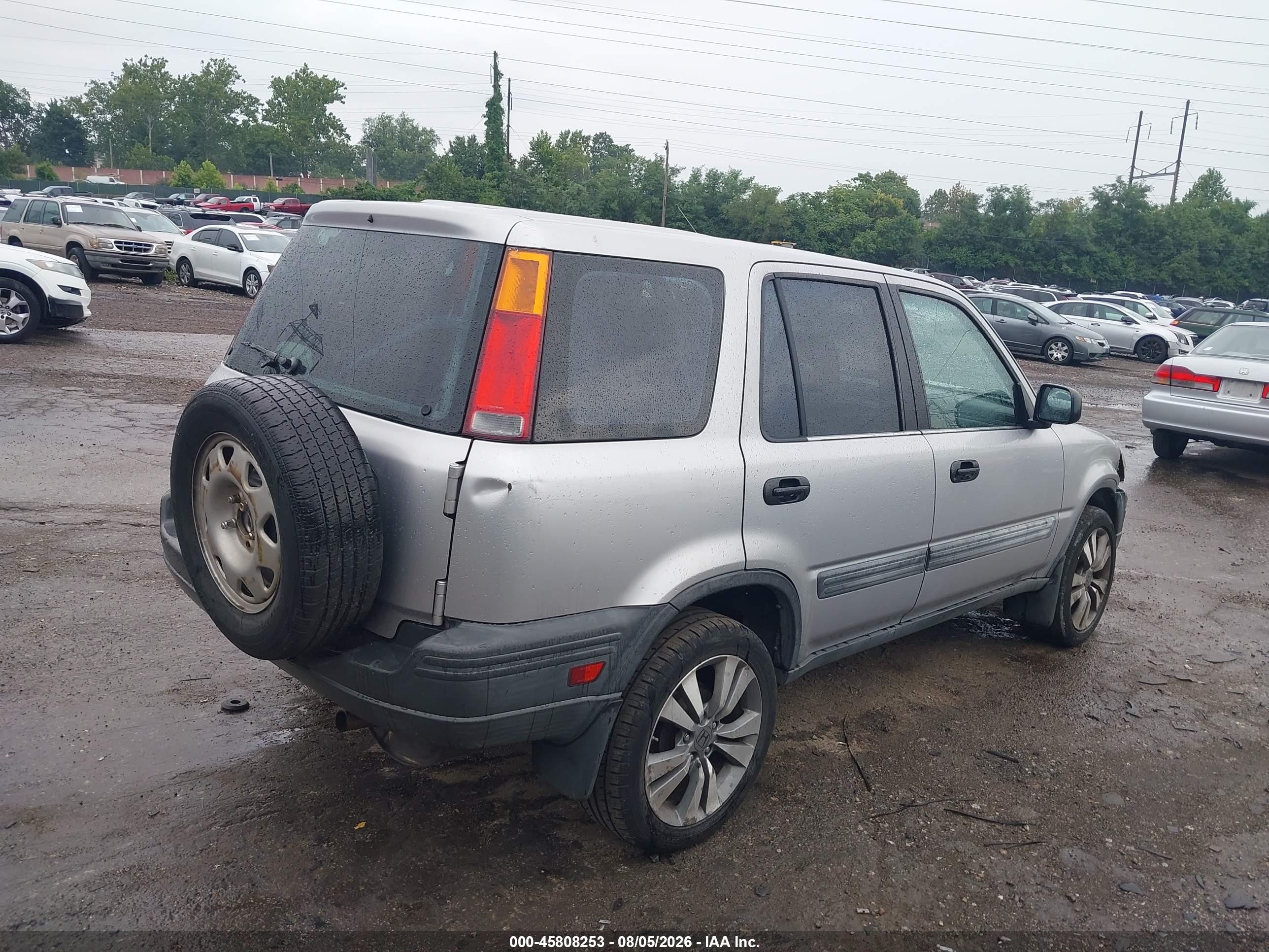 2001 Honda Cr-v Lx Silver vin: JHLRD18481C033968