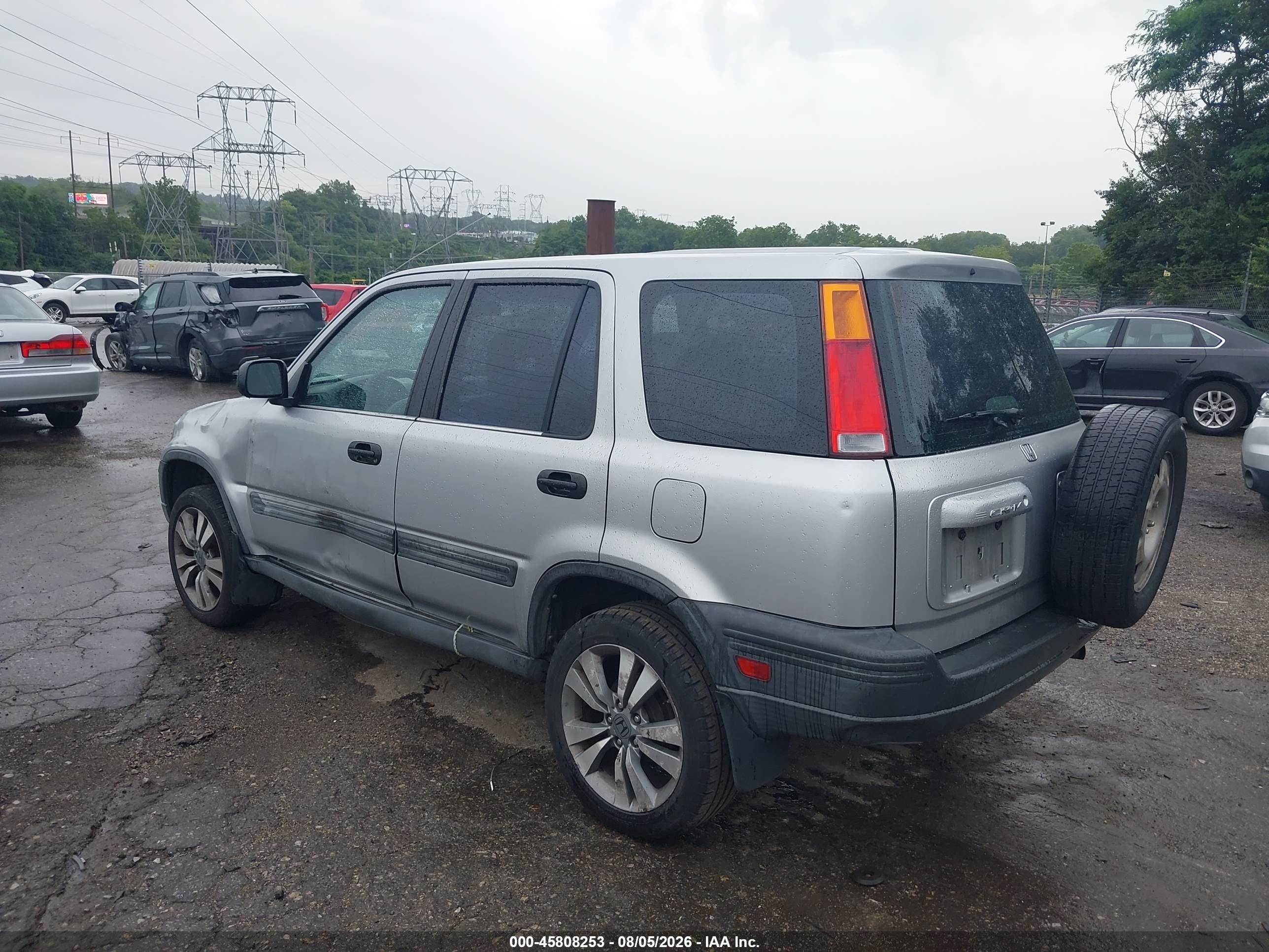 2001 Honda Cr-v Lx Silver vin: JHLRD18481C033968