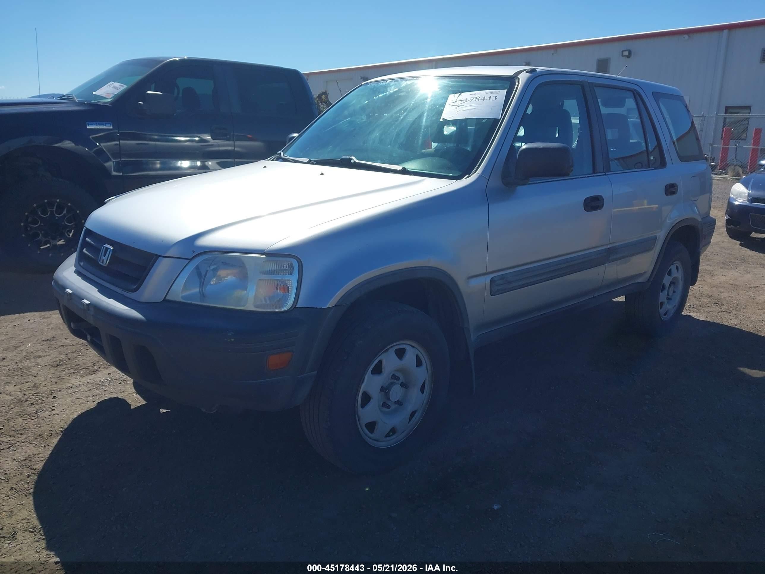 1997 Honda Cr-v   Silver vin: JHLRD1848VC016223