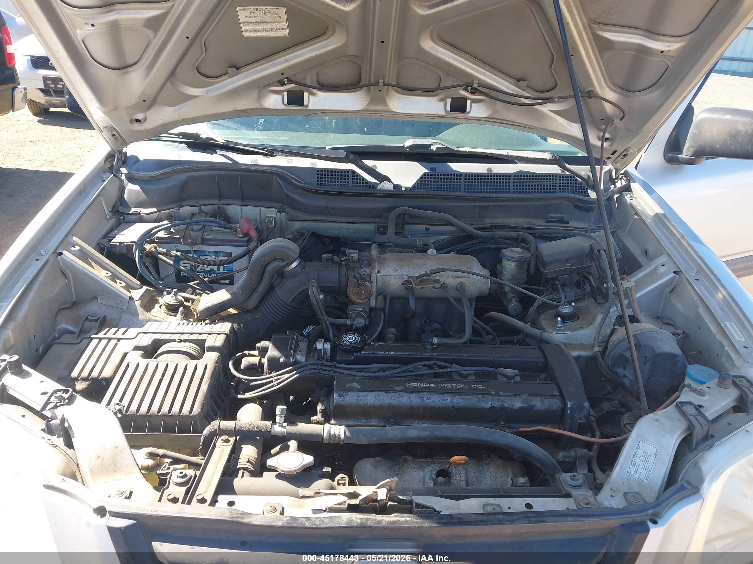1997 Honda Cr-v   Silver vin: JHLRD1848VC016223