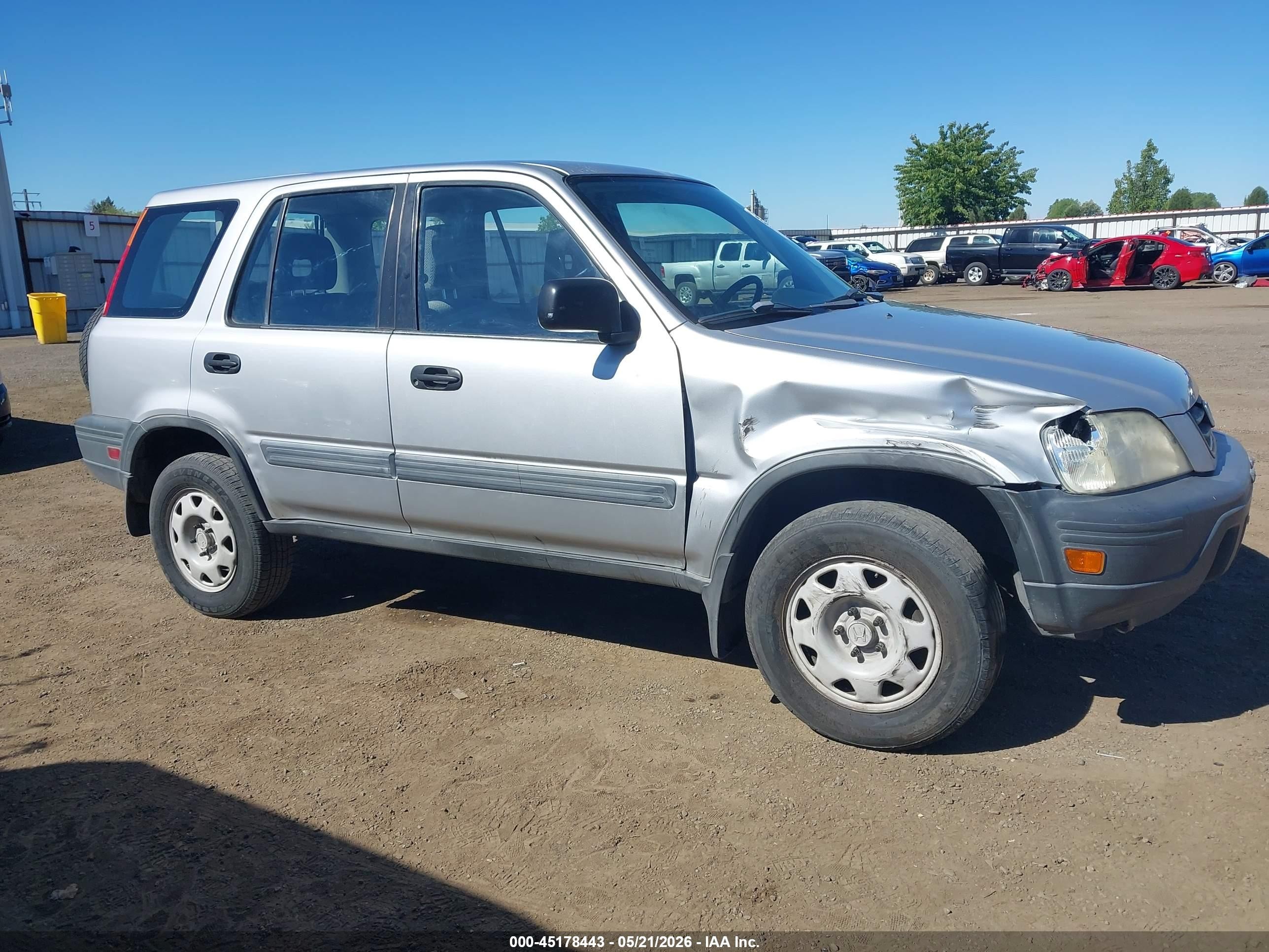 1997 Honda Cr-v   Silver vin: JHLRD1848VC016223