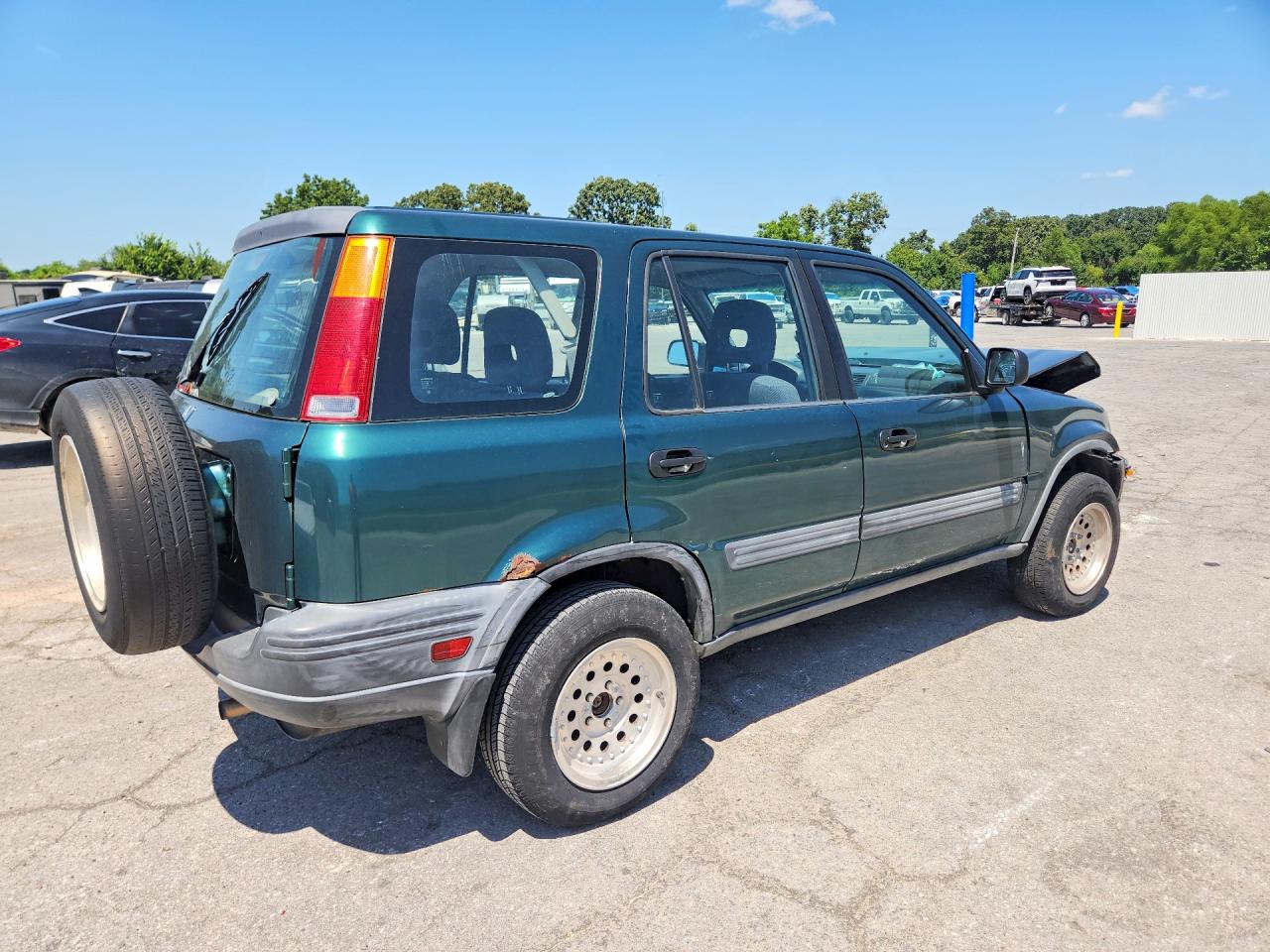 1999 Honda Cr-v Lx Green vin: JHLRD1848XC036619
