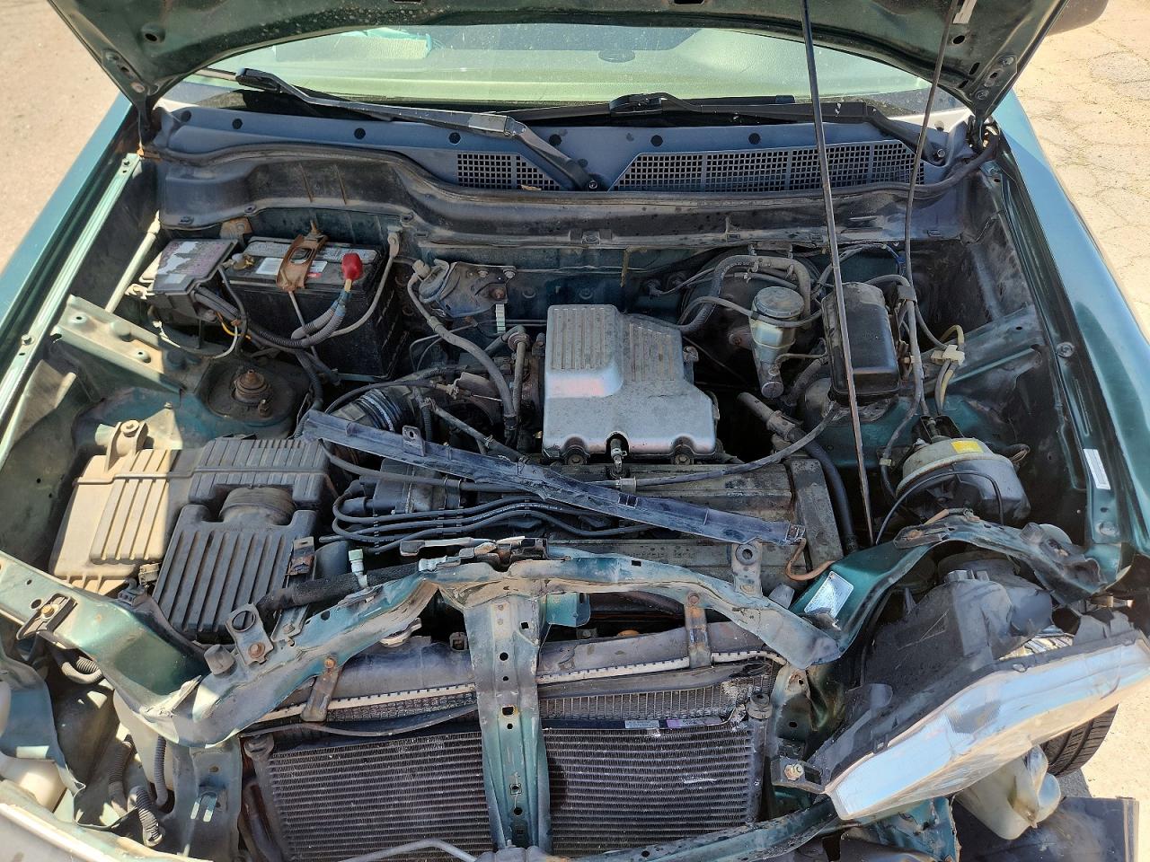 1999 Honda Cr-v Lx Green vin: JHLRD1848XC036619