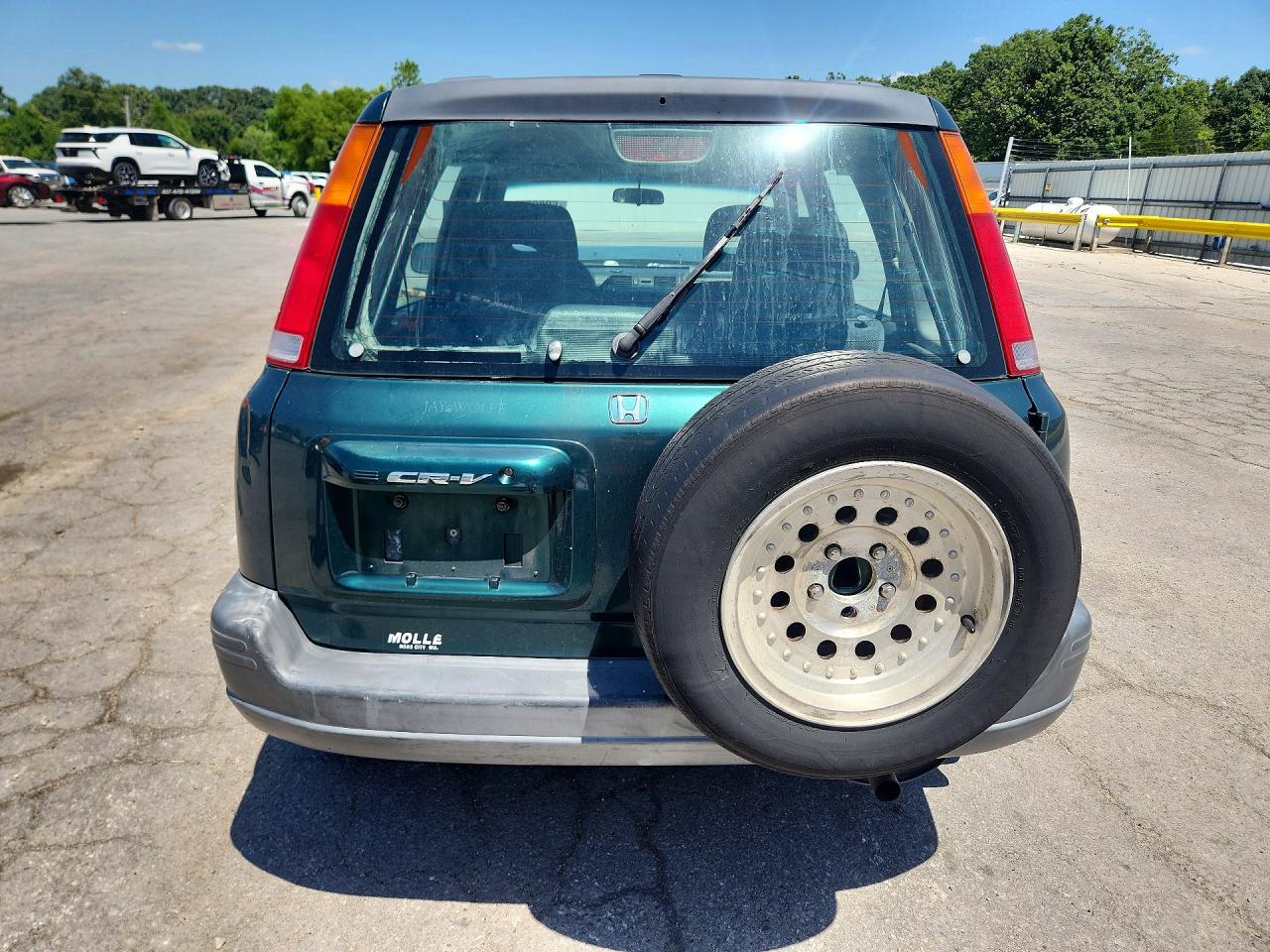 1999 Honda Cr-v Lx Green vin: JHLRD1848XC036619