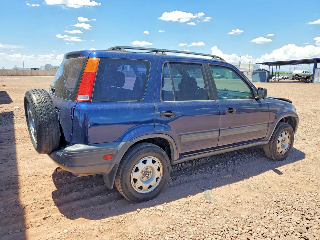1999 Honda Cr-v Lx Blue vin: JHLRD1848XC058085