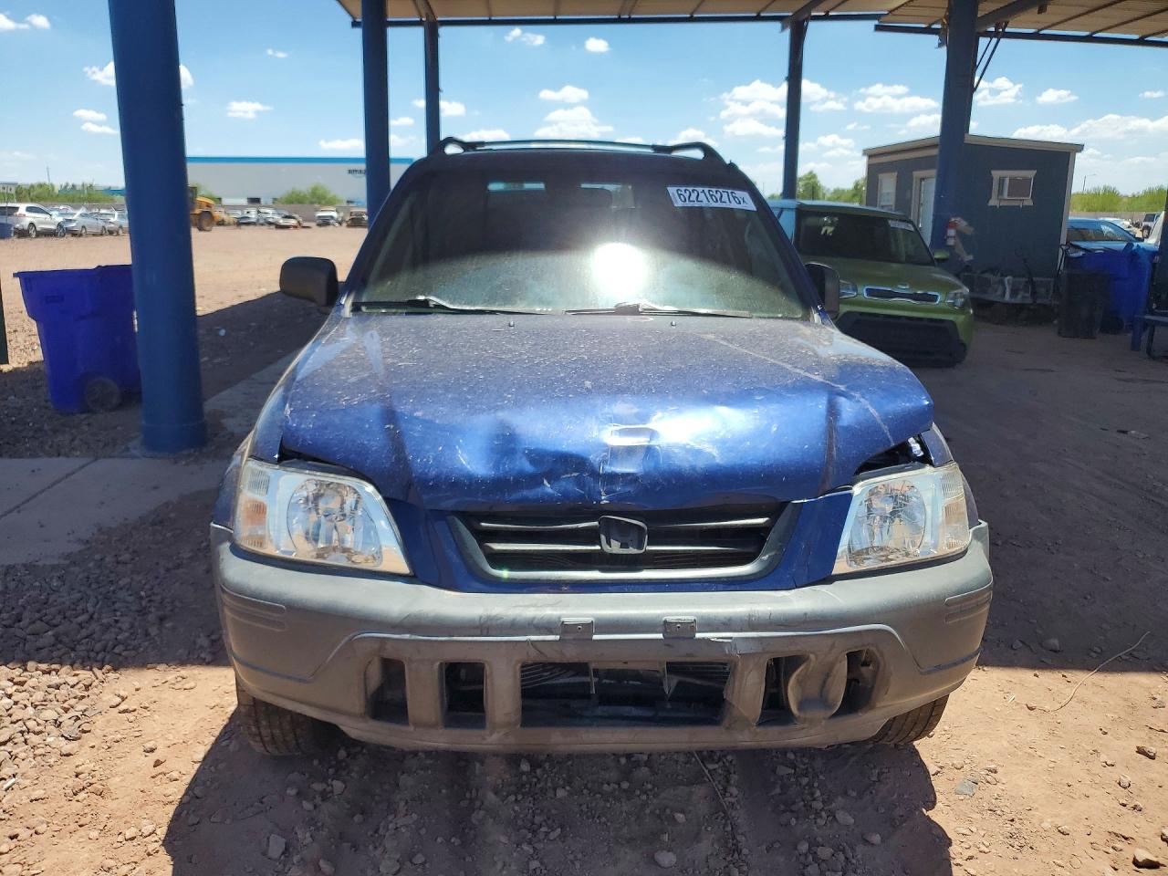 1999 Honda Cr-v Lx Blue vin: JHLRD1848XC058085