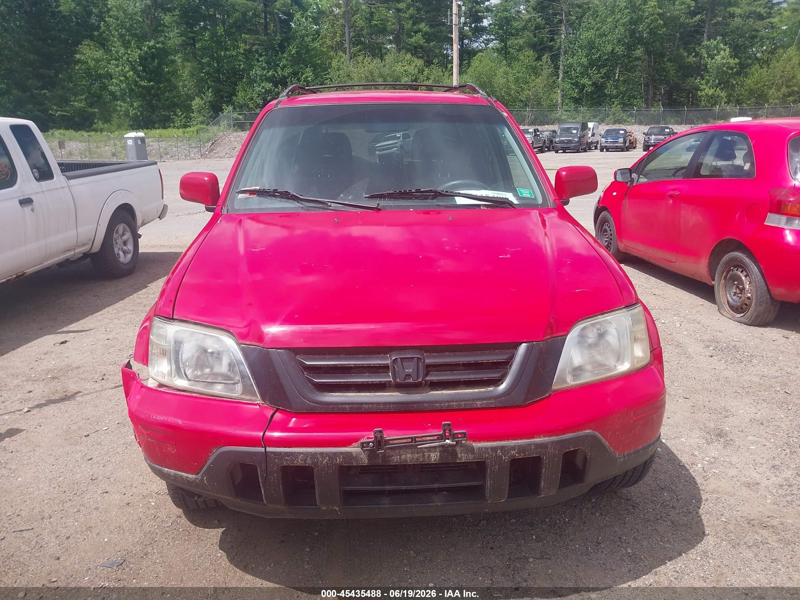 2001 Honda Cr-v Lx Красный vin: JHLRD18491C033686