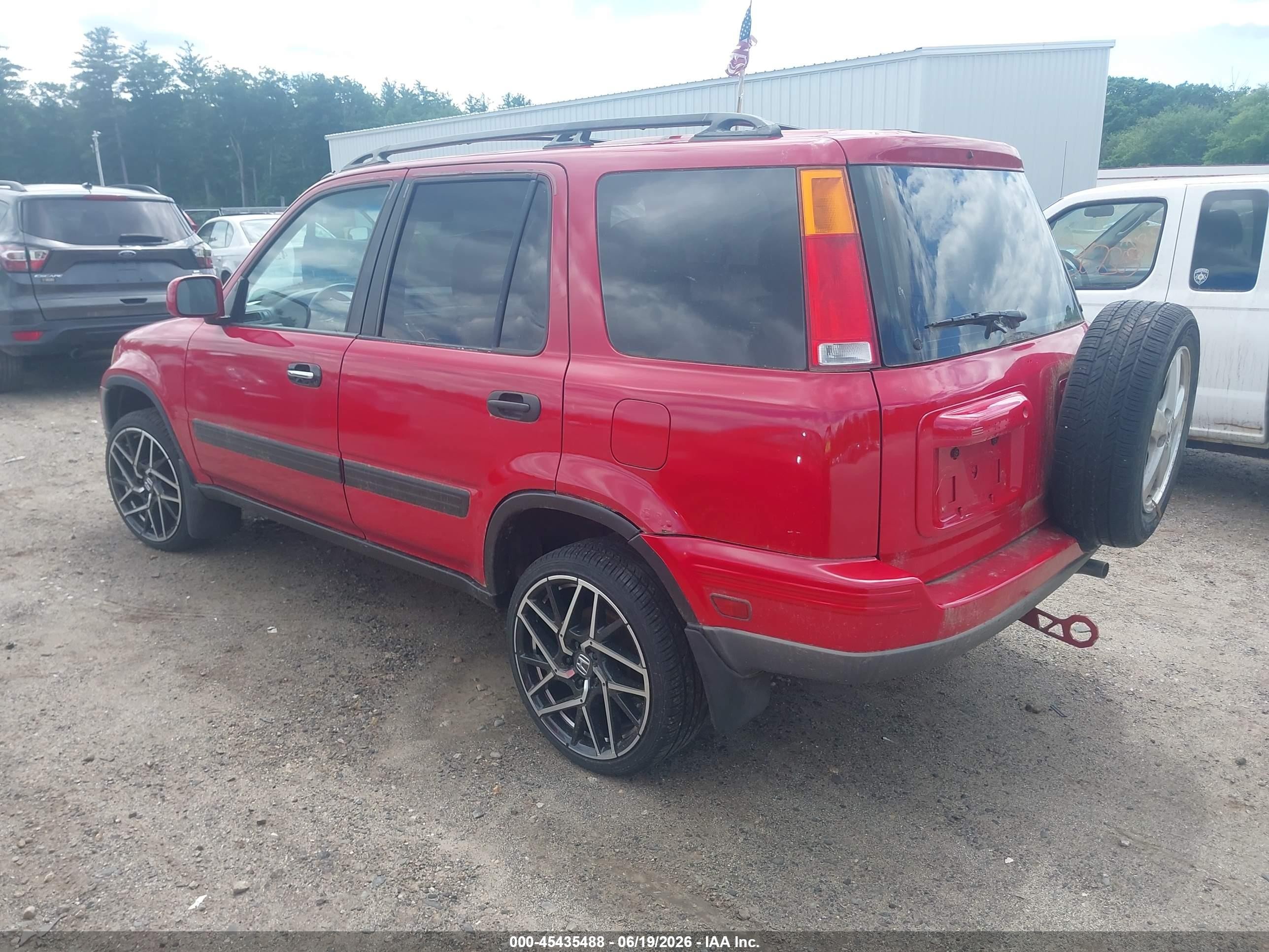 2001 Honda Cr-v Lx Красный vin: JHLRD18491C033686