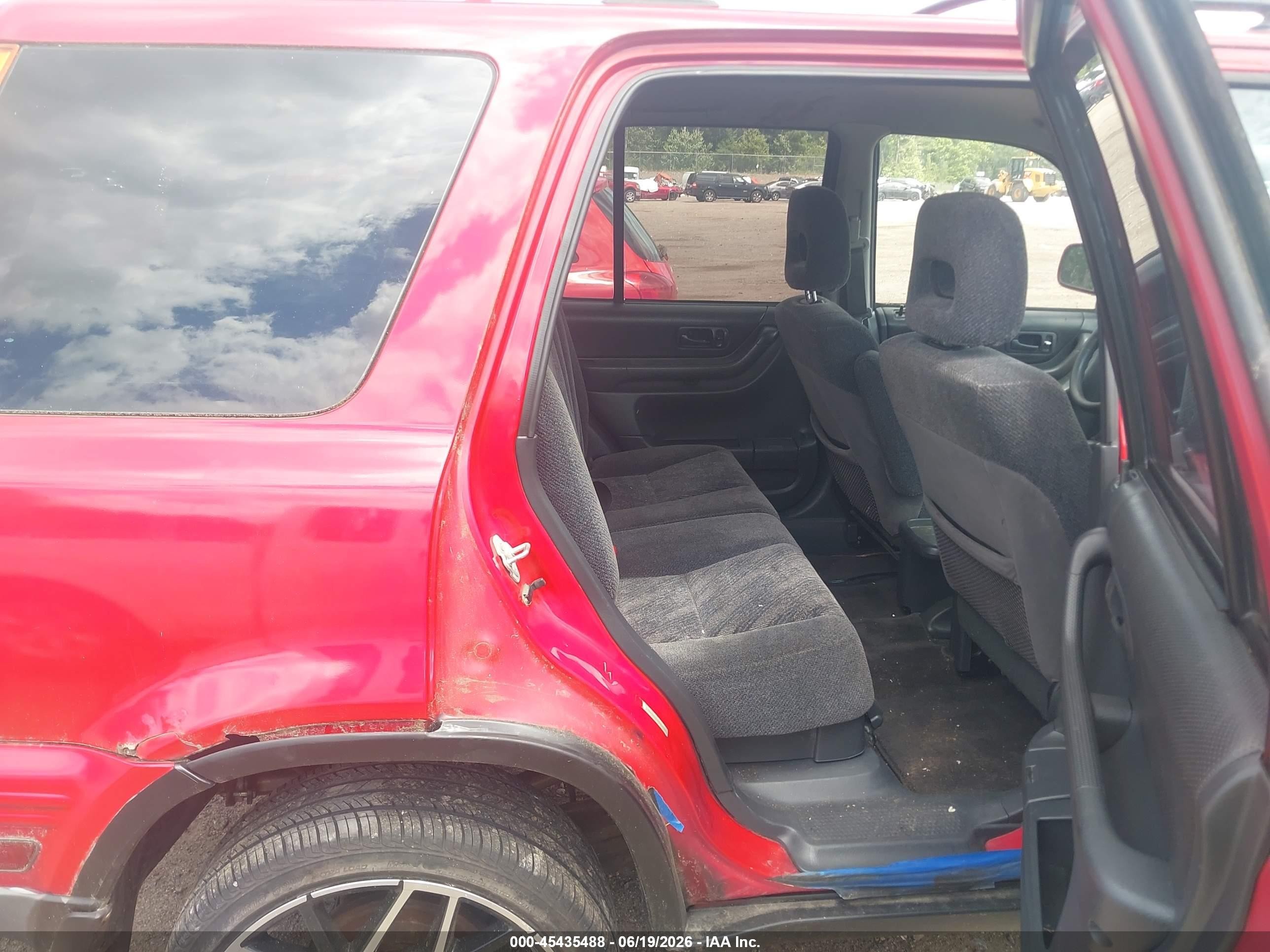 2001 Honda Cr-v Lx Красный vin: JHLRD18491C033686