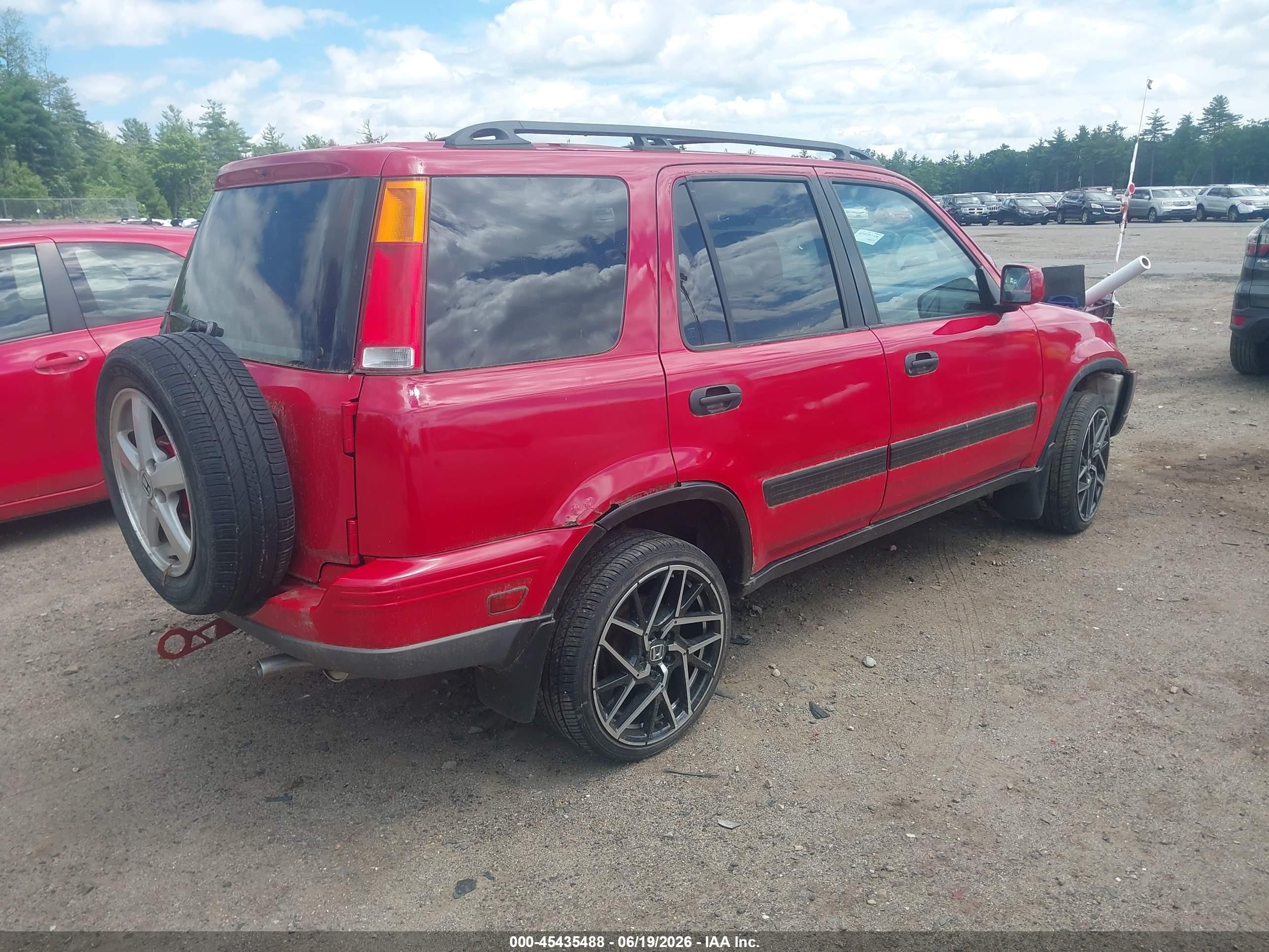 2001 Honda Cr-v Lx Красный vin: JHLRD18491C033686