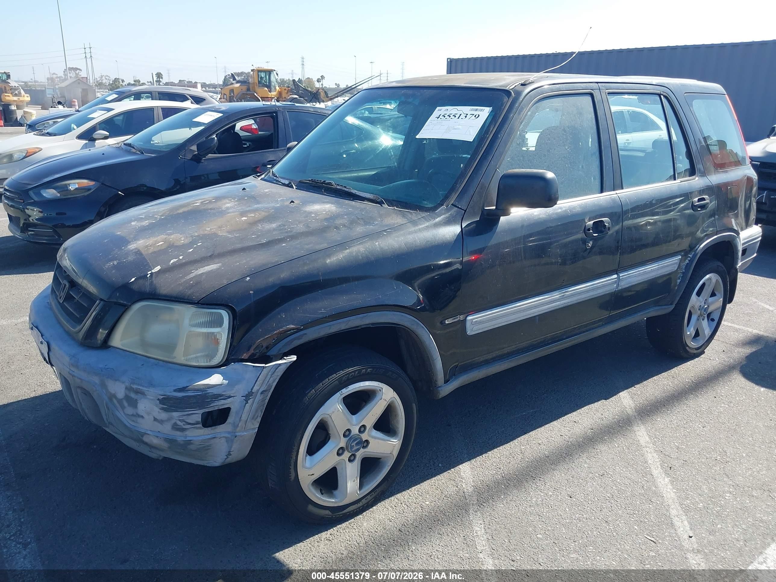 1998 Honda Cr-v Lx Black vin: JHLRD1849WC094527