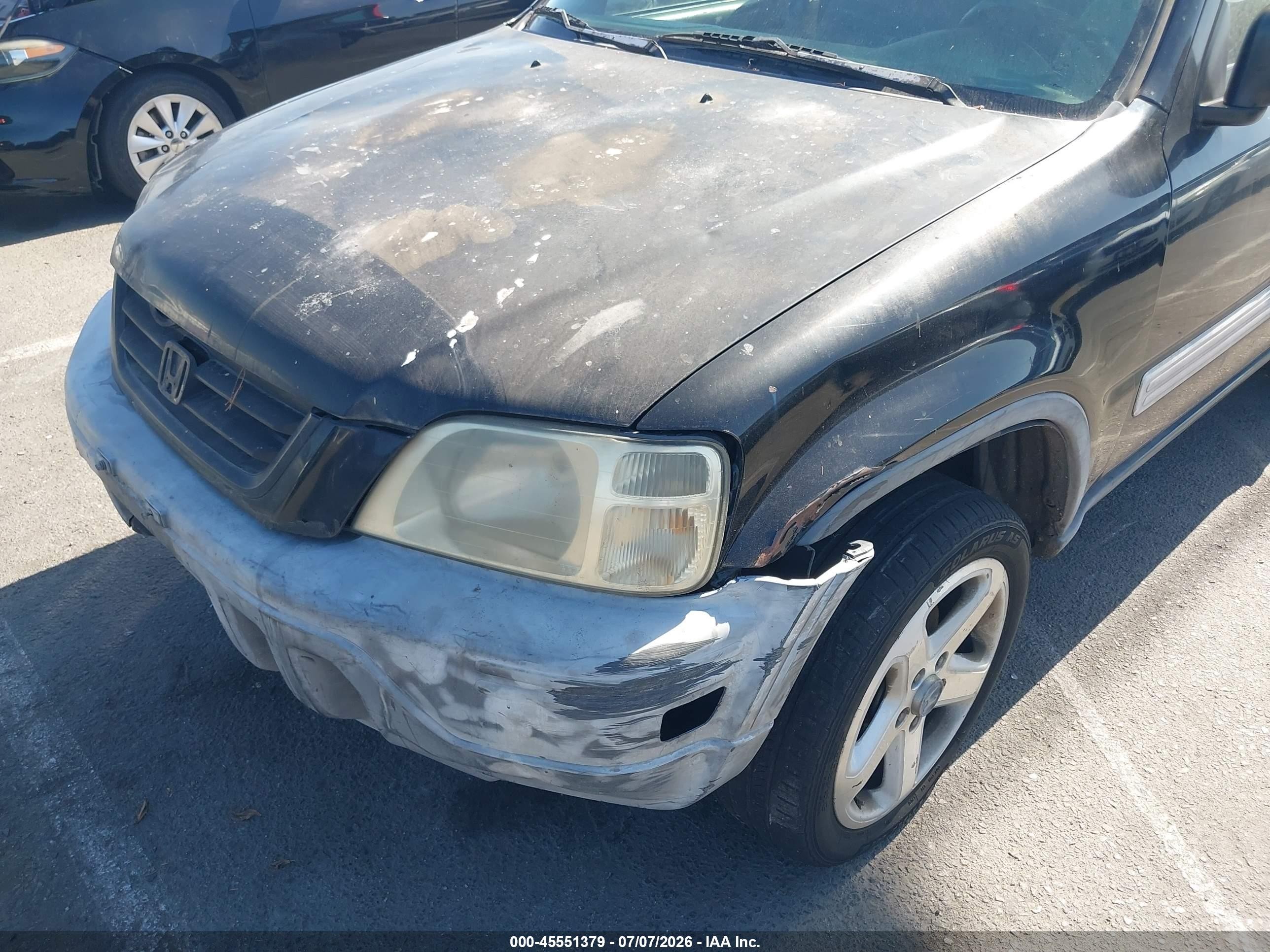 1998 Honda Cr-v Lx Black vin: JHLRD1849WC094527