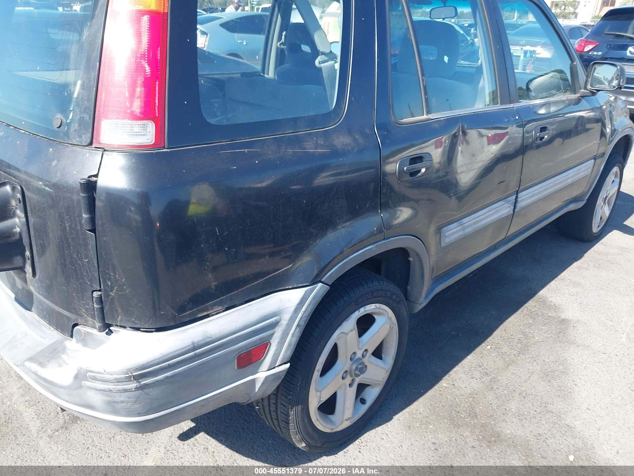 1998 Honda Cr-v Lx Black vin: JHLRD1849WC094527